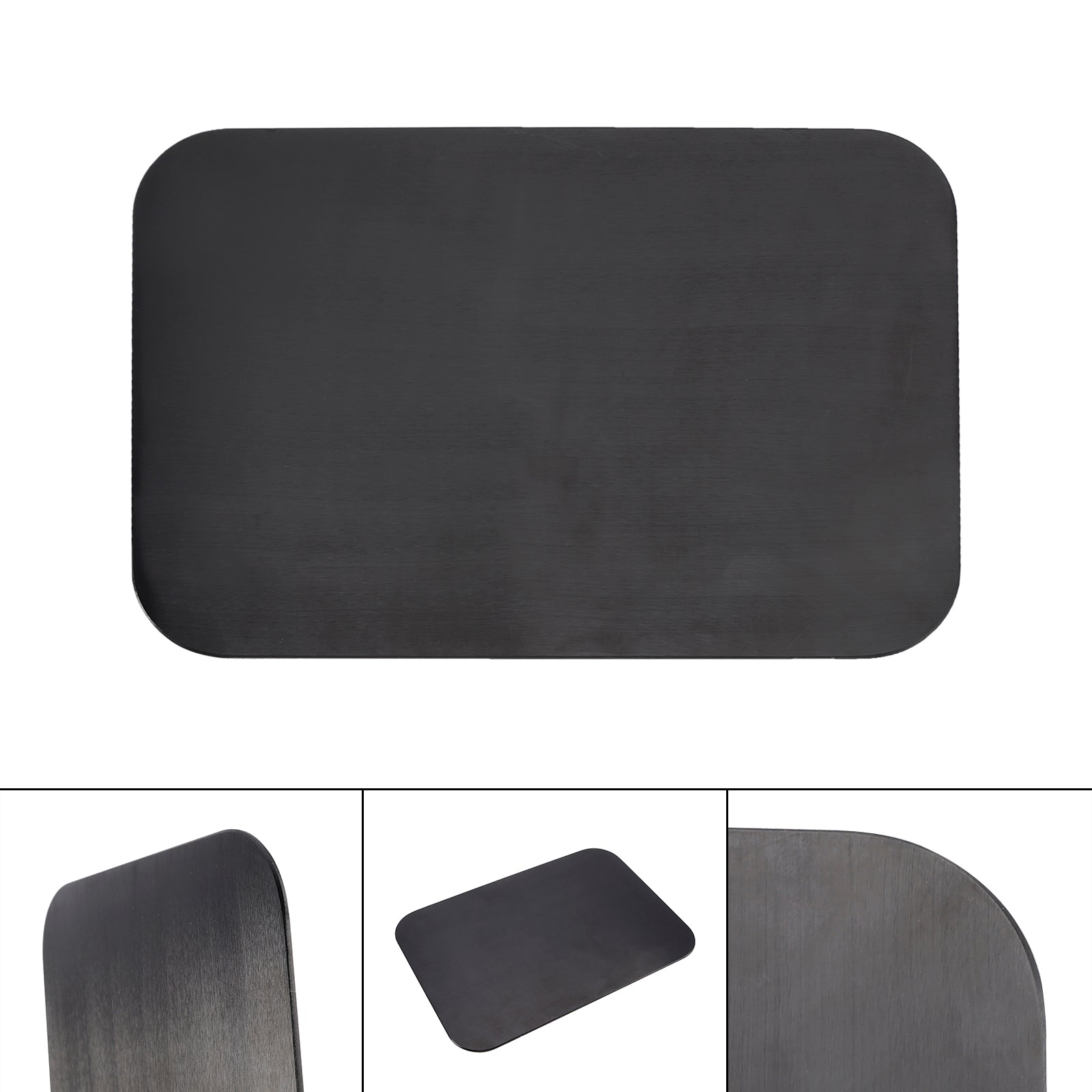 Plaque d'immatriculation quadrilatère vierge en alliage d'aluminium, bricolage universel pour moto