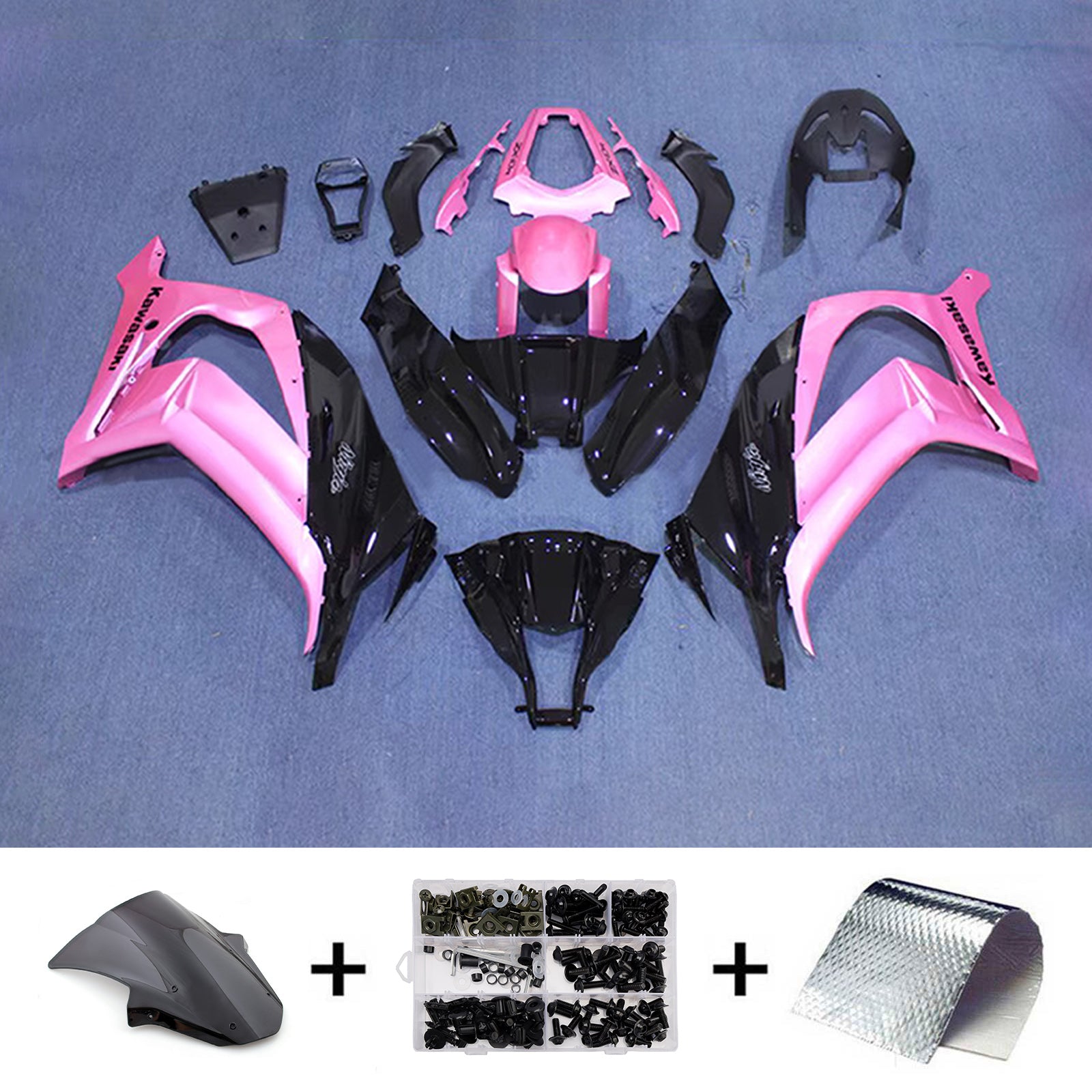 Kit carena iniezione carrozzeria in plastica ABS adatta per Kawasaki ZX10R 2011-2015