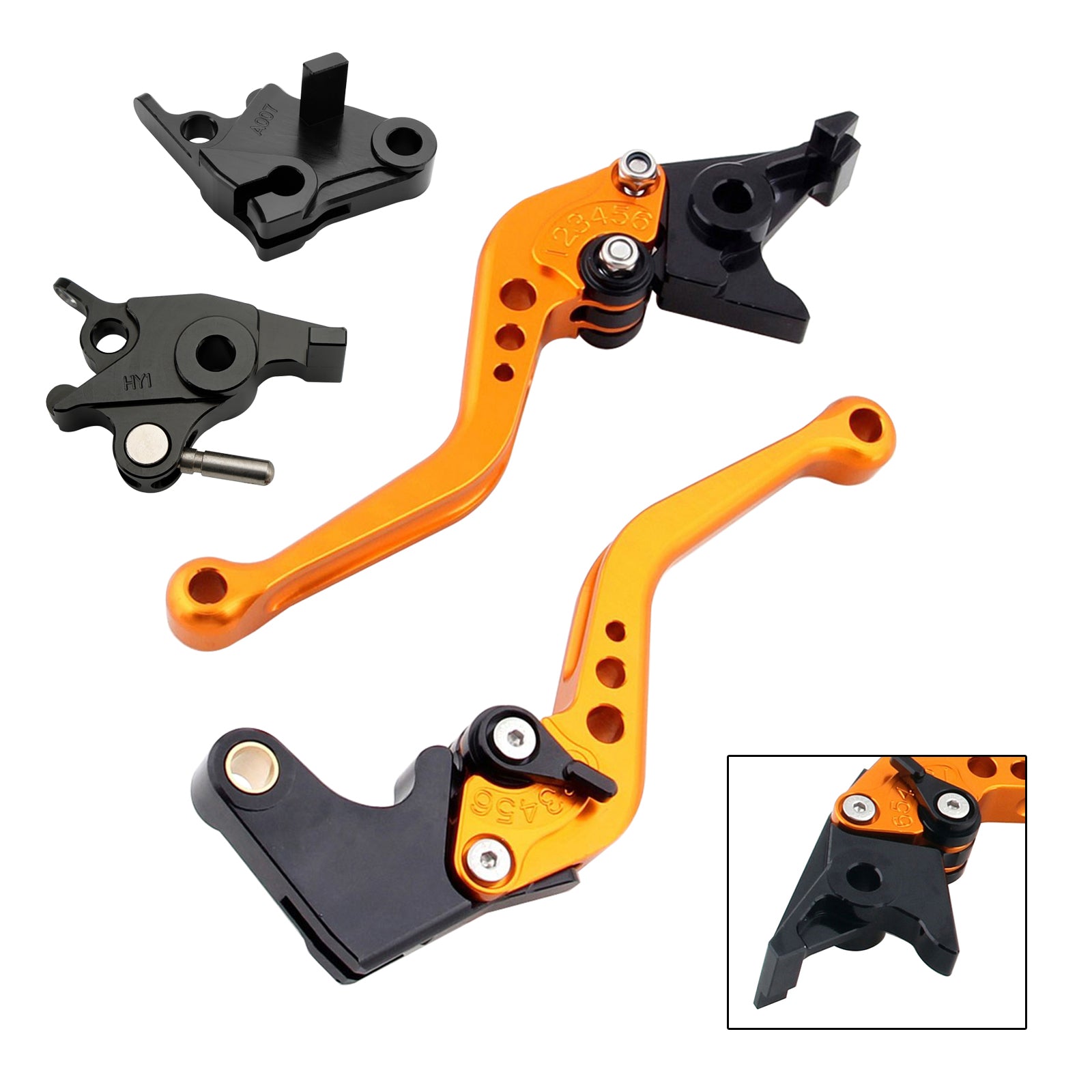 Ny kort kopplingsbromsspak Fit för CFMOTO 400NK 650NK 650MT 650GT 2020-21