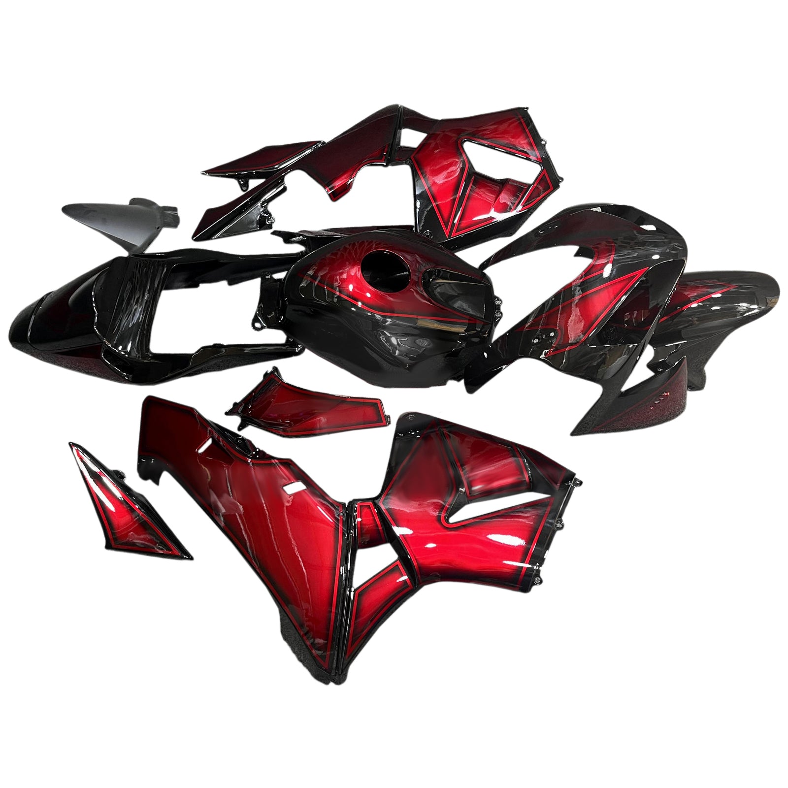 Kit de carenado de inyección carrocería plástico ABS para Honda CBR600RR 2003-2004 F5