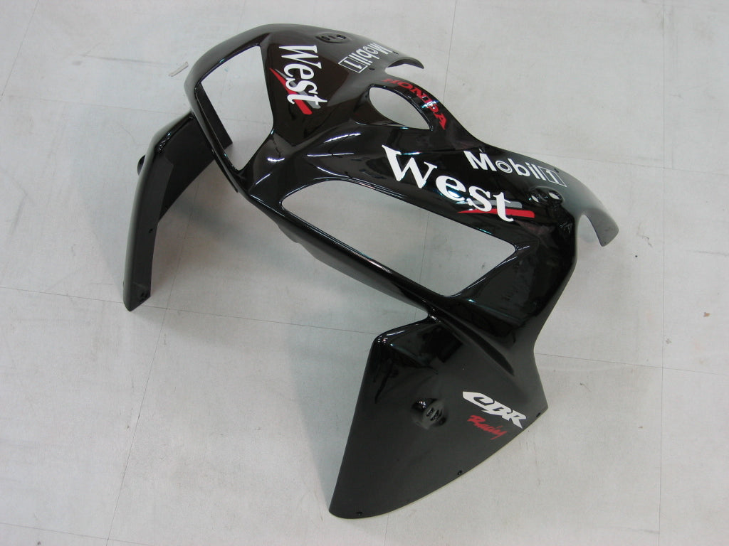 2005-2006 Honda CBR 600 RR Black West Racing Fairings Generic