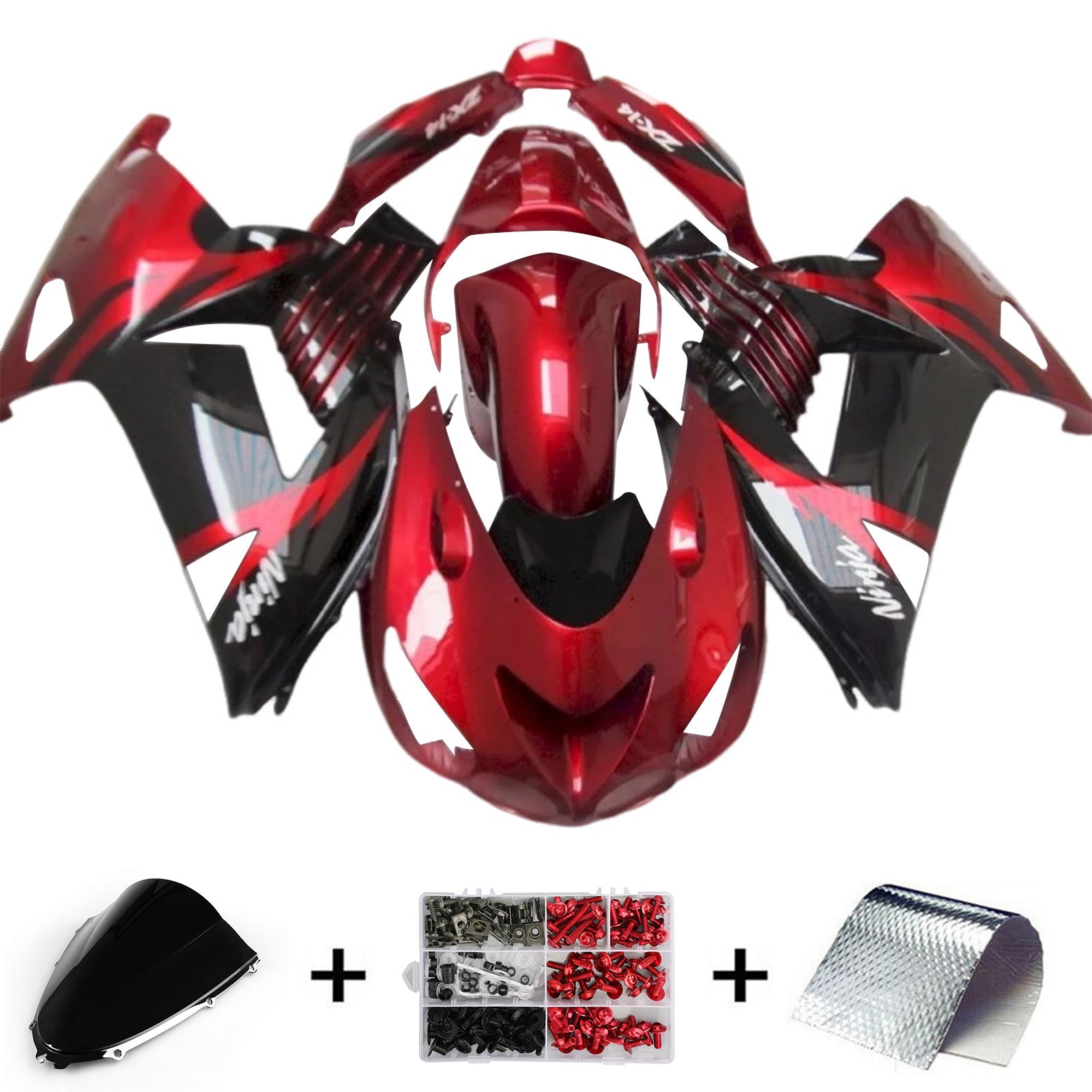 2012-2022 Kawasaki ZX14R ZZR1400 Injection Fairing Kit Bodywork