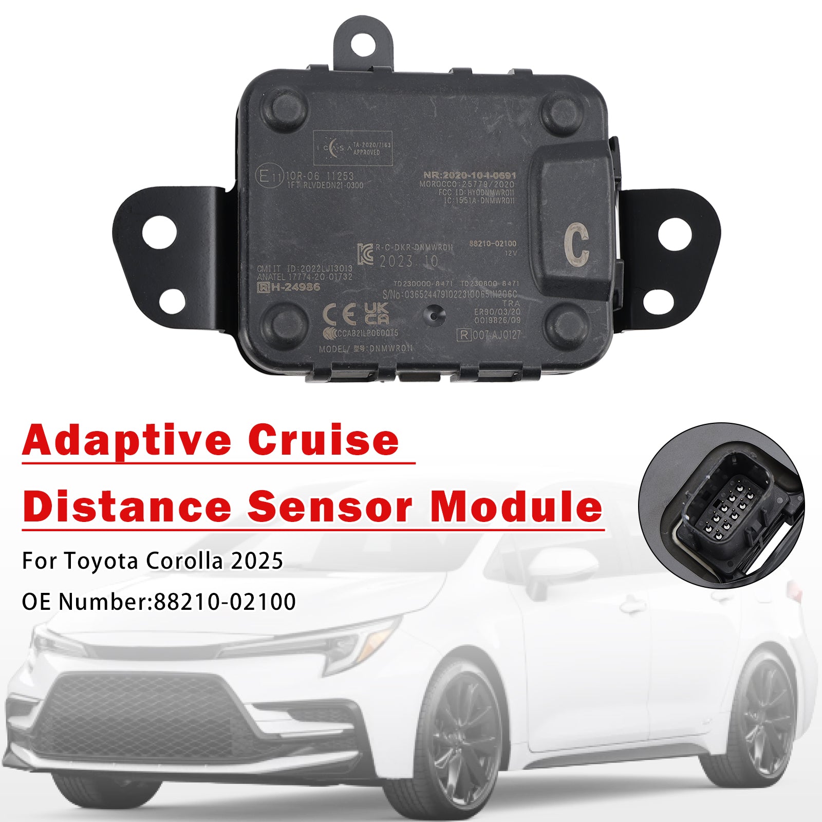 Adaptive Cruise Distance Sensor Module 88210-02100 For Toyota Corolla 2025