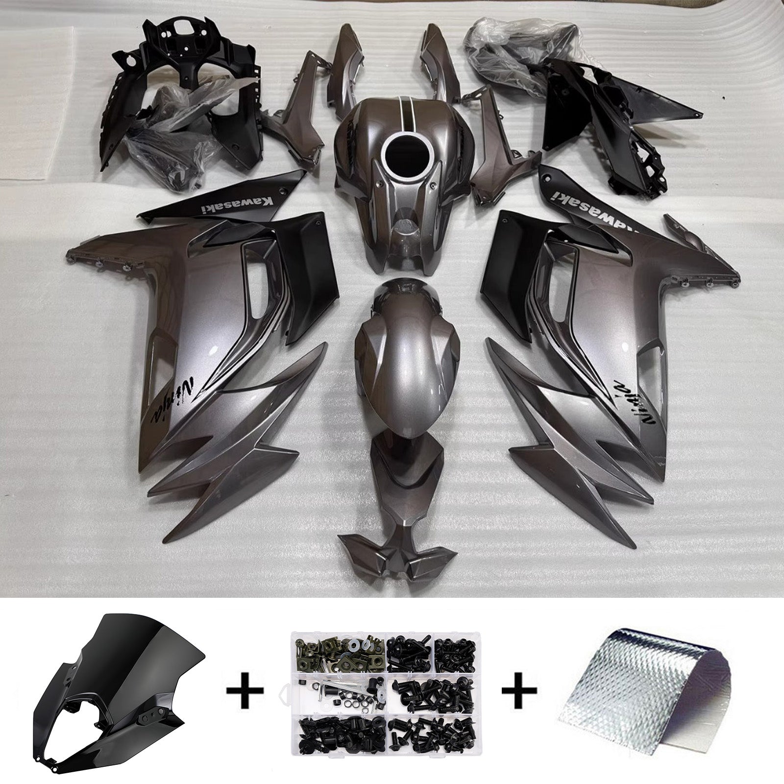 Kit carenatura iniezione Carrozzeria ABS adatto per Kawasaki ER-6F Ninja650 2020-2025