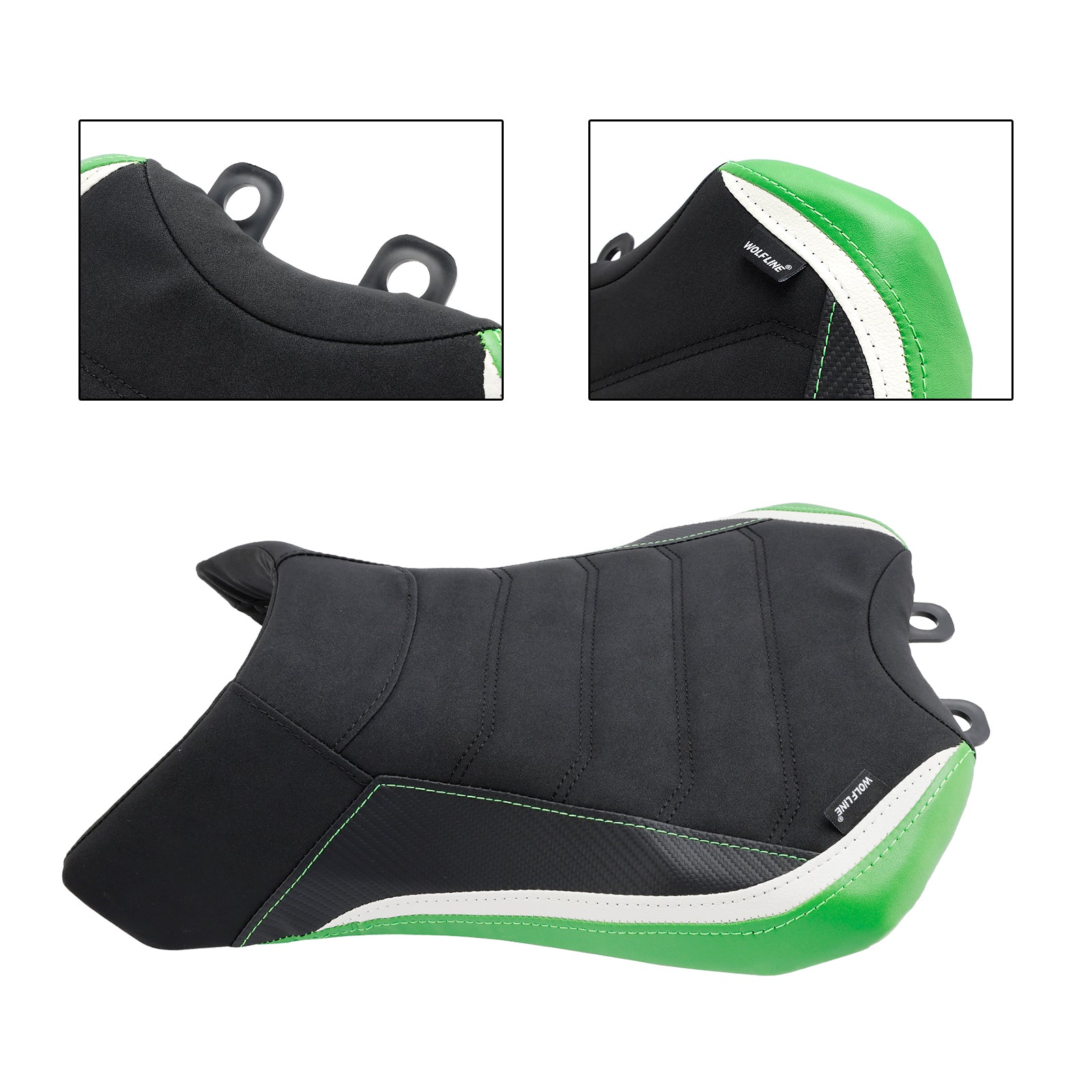 2022-2023 KAWASAKI NINJA 1000SX FRONT DRIVER RAIDER SEAT PALLION SADDLE GRÖN