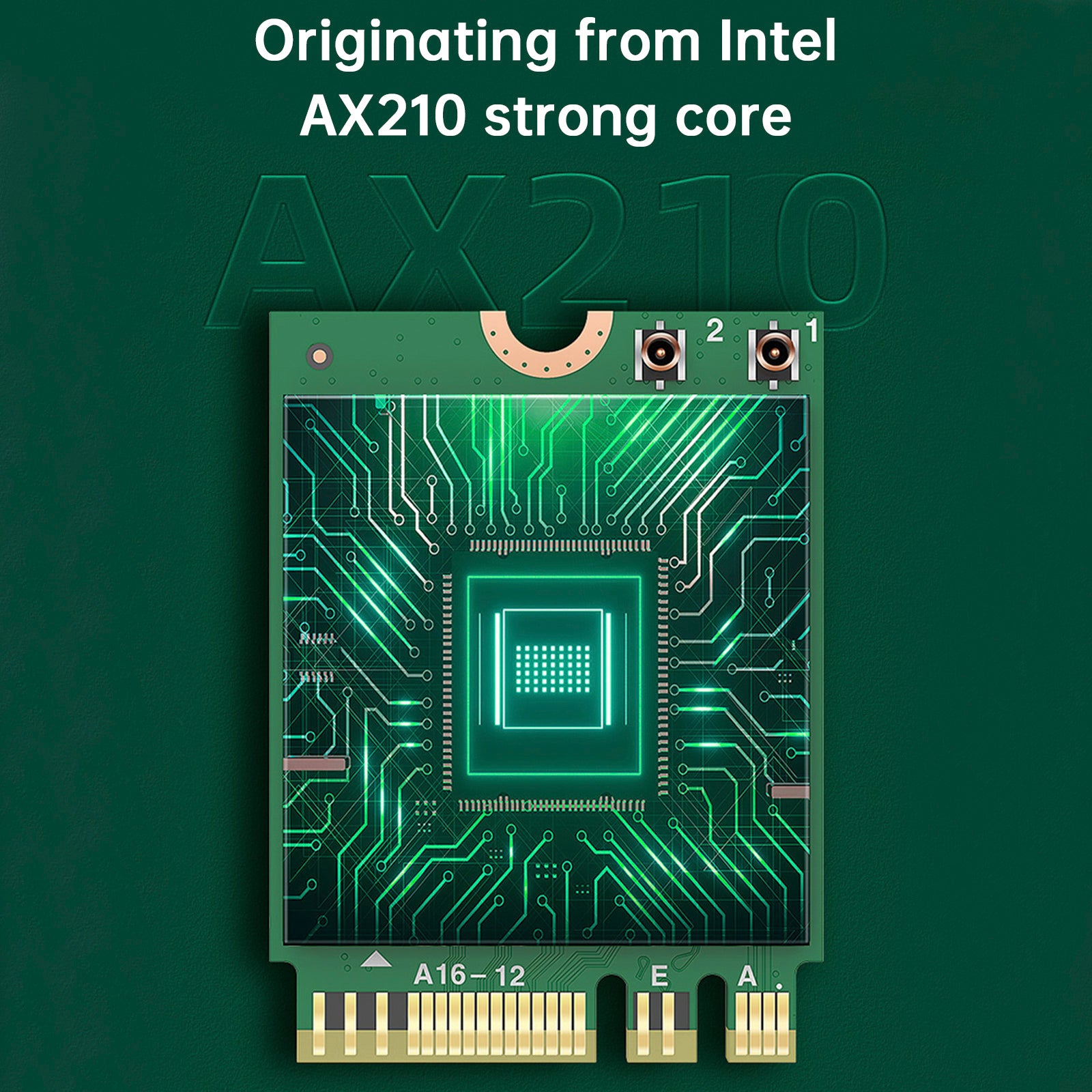 AX210-modul Bluetooth 5374Mbps høyhastighets gigabit nettverkskort støtter wifi6