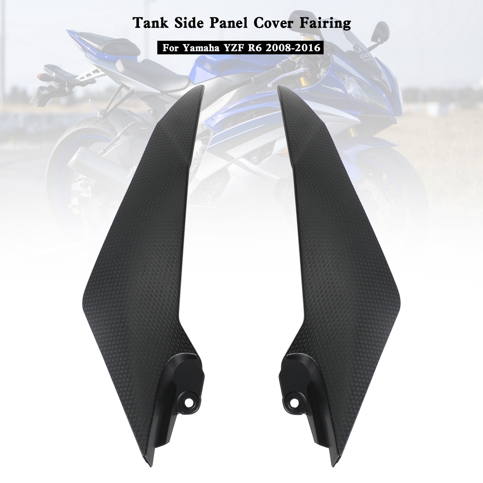 2008-2016 Yamaha YZF R6 Gas Tank Side Trim Cover Panel Fairing Cowl