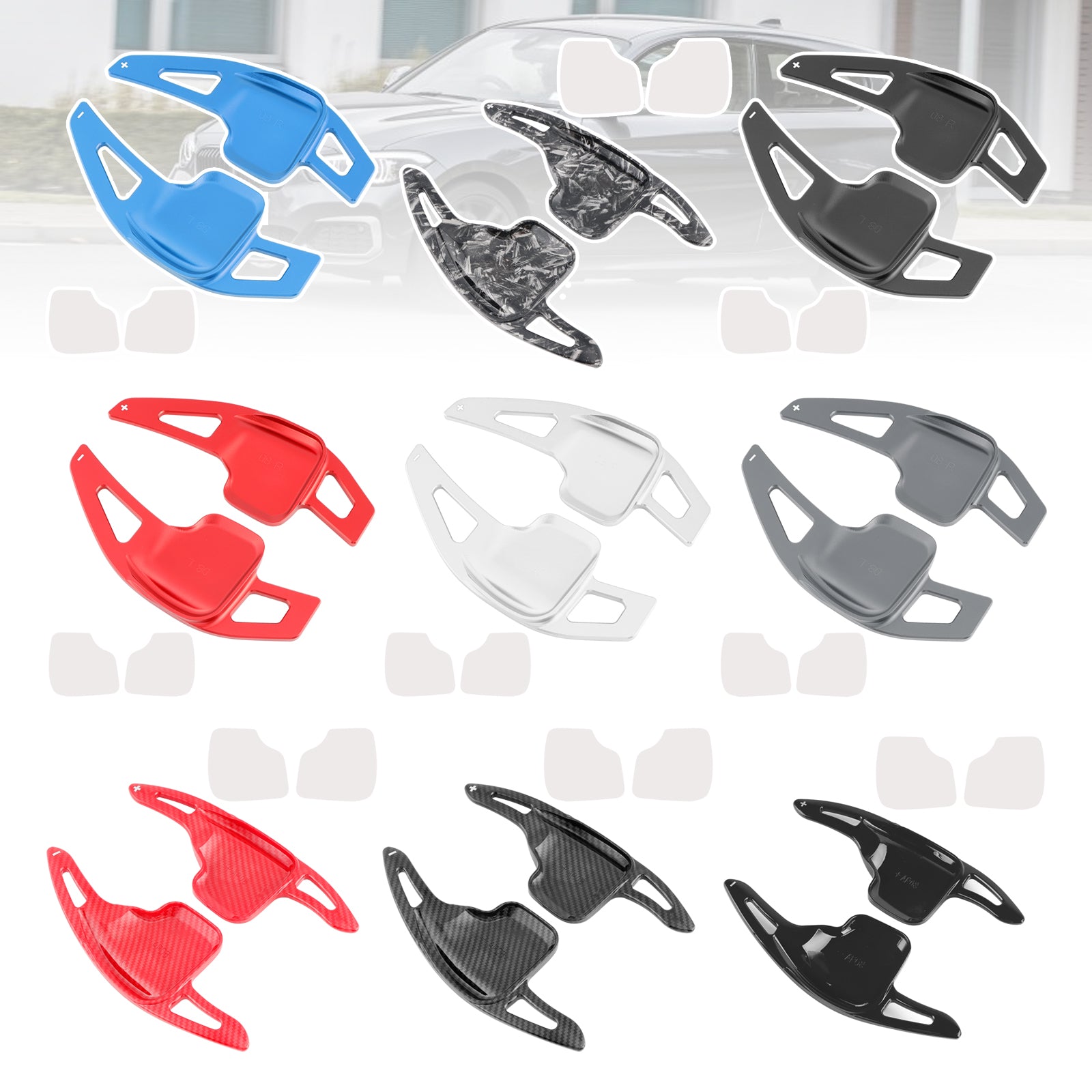 Extensiones de palanca de cambios del volante para BMW F22 F23 X1 X6