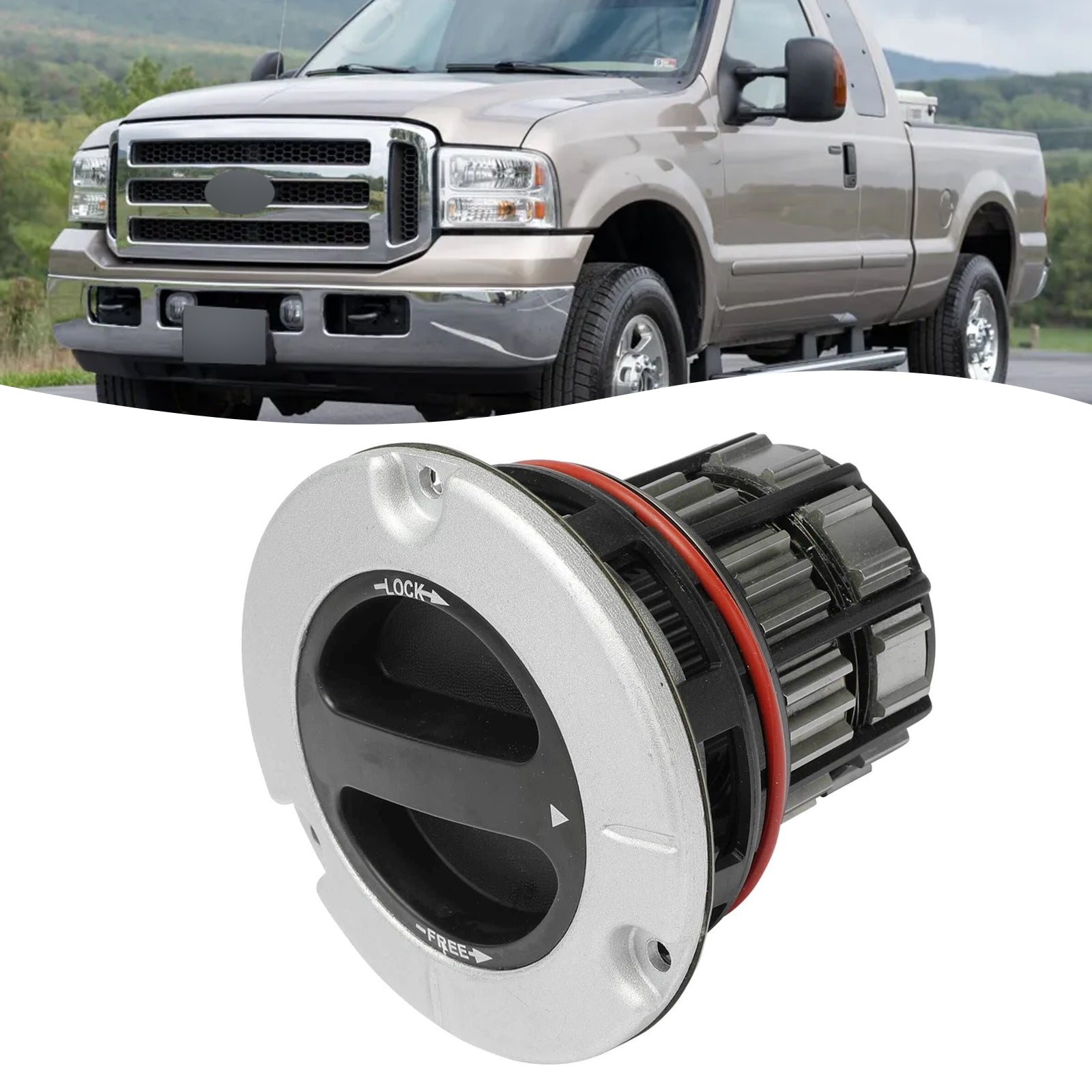 Front Manual Lock Hub Link For Ford F250 F350 F450 F550 2005-2023