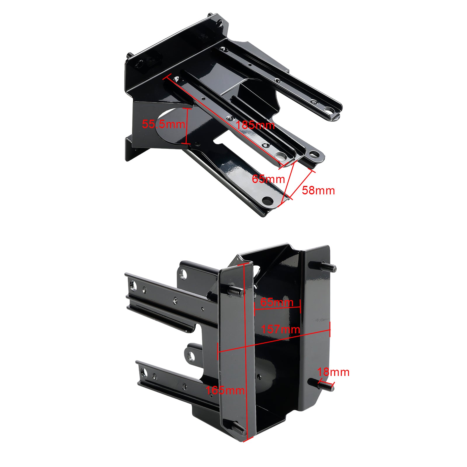 1998-2013 Harley Road Glide Front Fairing Support Mount Brackets