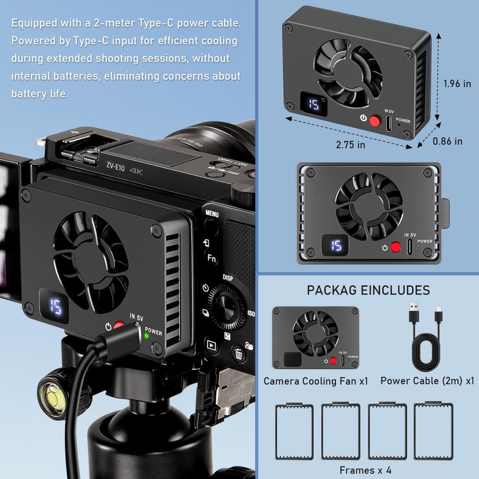 Koelcamera Radiator Temperatuurregeling Schermweergave Camera Live Radiator