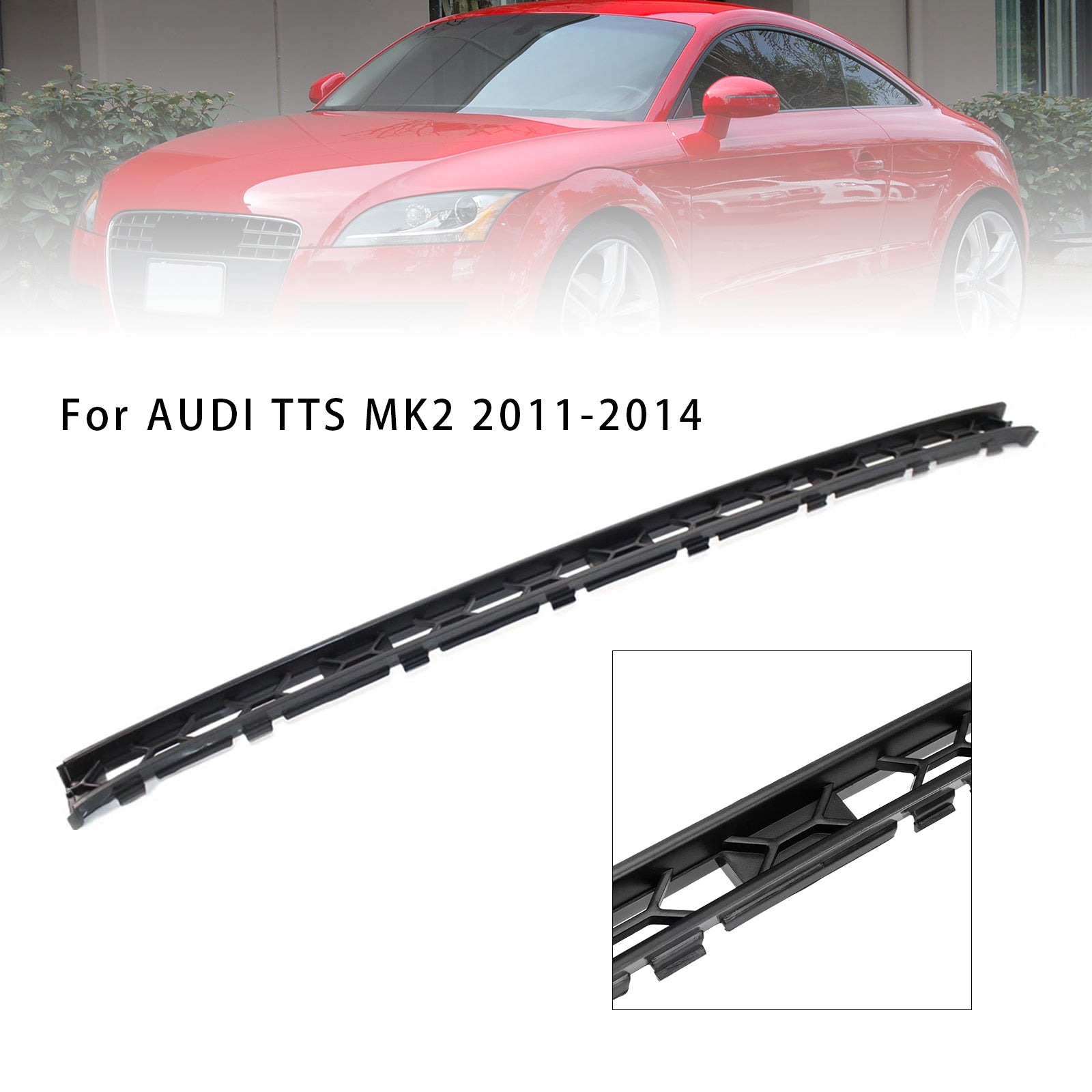 2011-2014 Audi Tts Mk2 voorbumper onderste middenrooster 8J0807697H