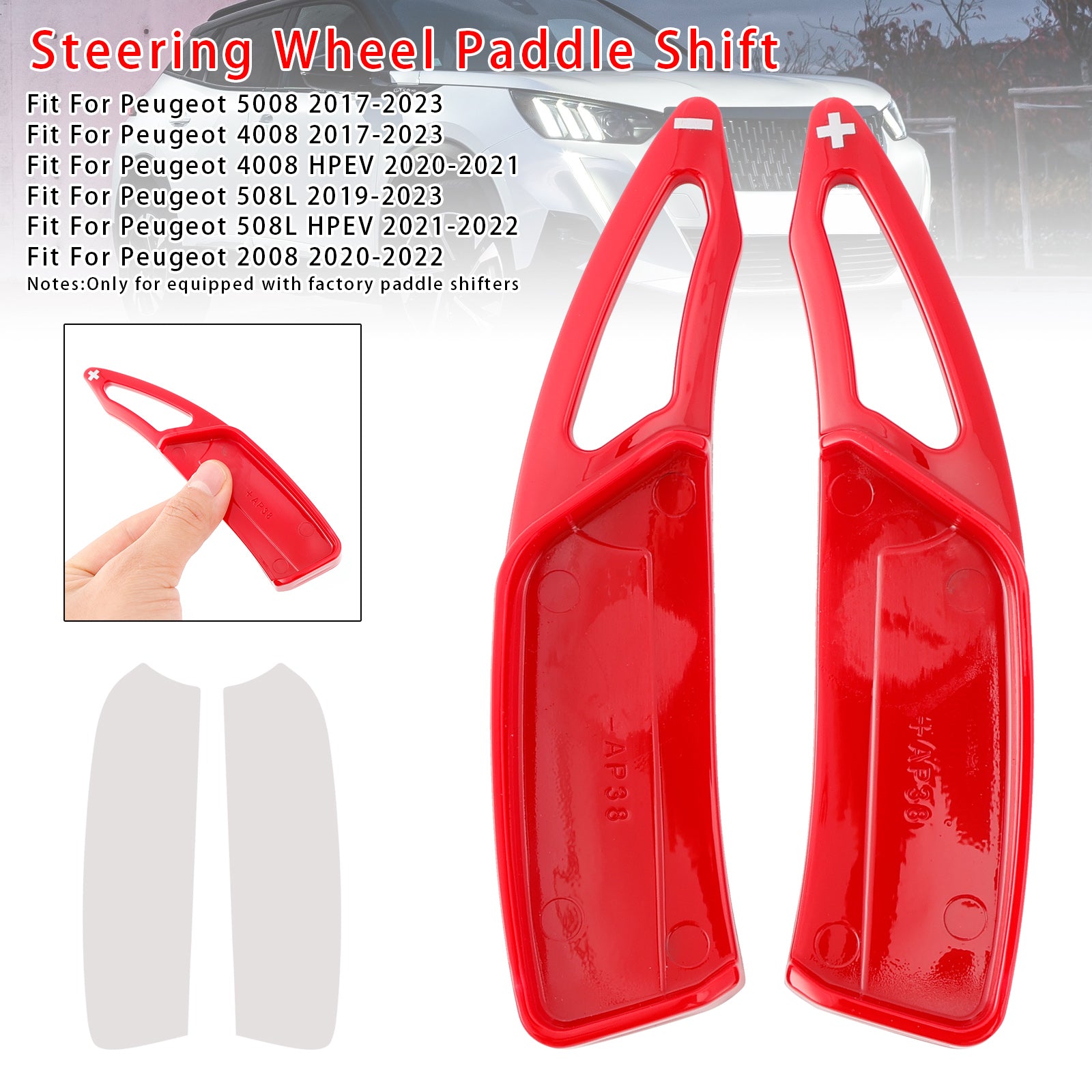 Stuurwiel Paddle Shifter Uitbreiding Geschikt voor Peugeot 2017-2023