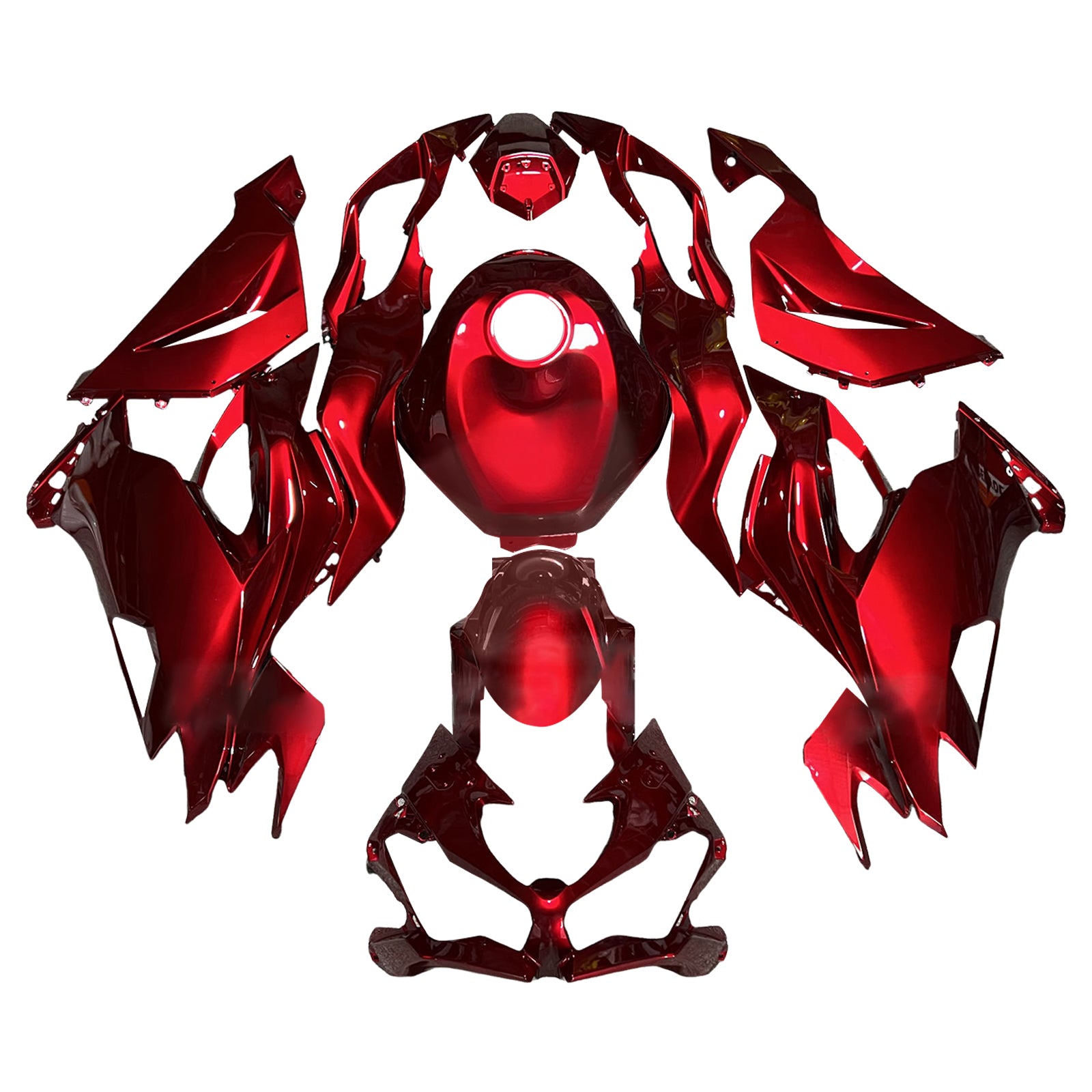 Injectiekuipset carrosserie kunststof ABS geschikt voor Kawasaki ZX6R 2019-2023