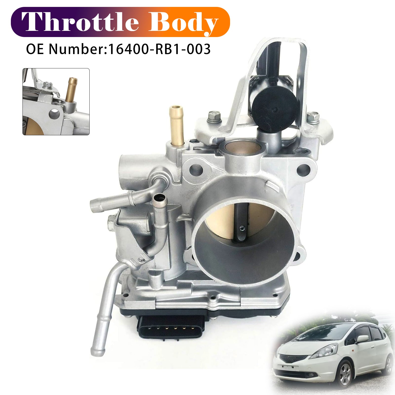 Throttle Body Assembly 16400-RB1-003 For Honda Fit 2009 2010 2011 2012 2013
