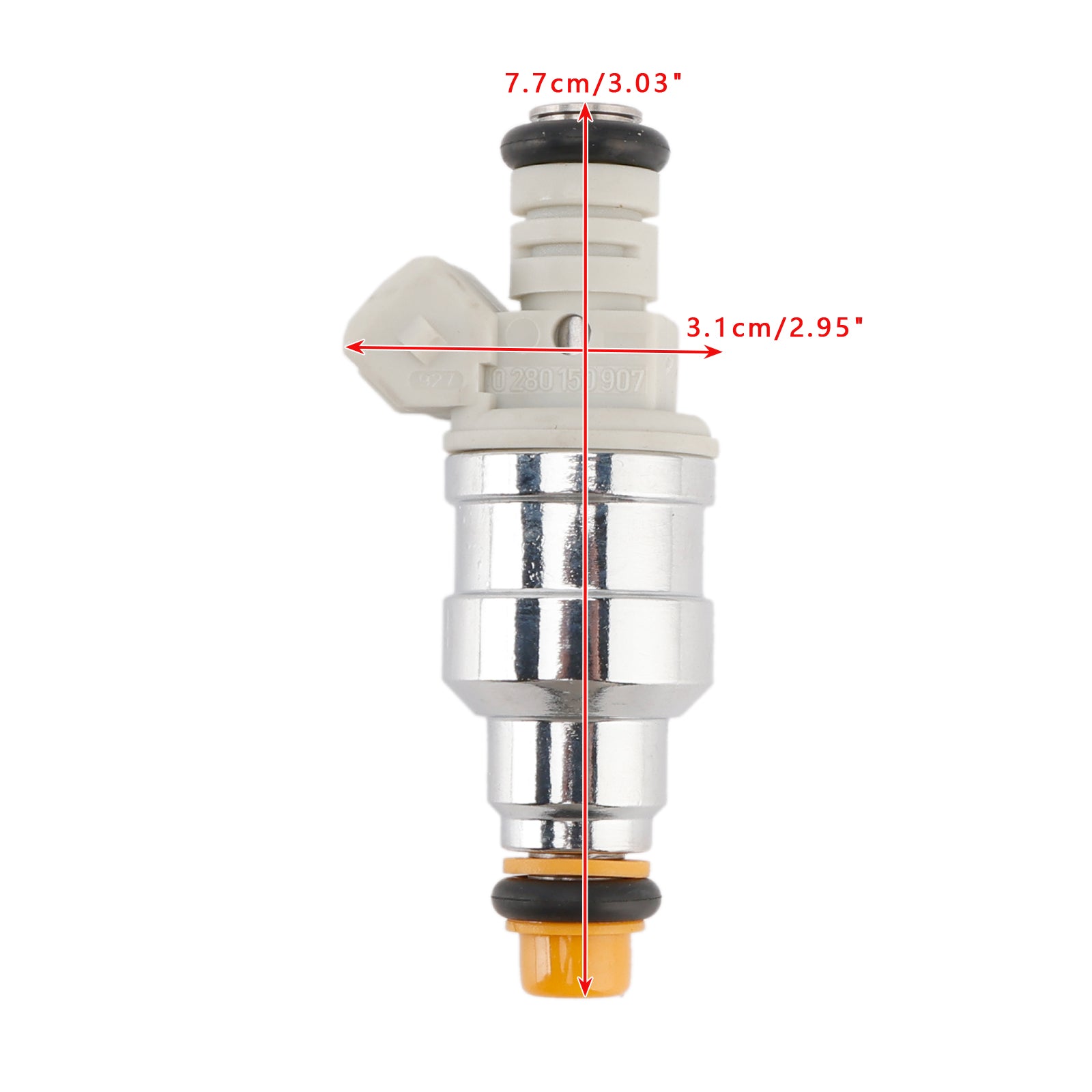 4PCS Fuel Injector 0280150907 Fit Ford Fit Mercury 1.9L 2.3L 1990-1996 F0SE-A1A