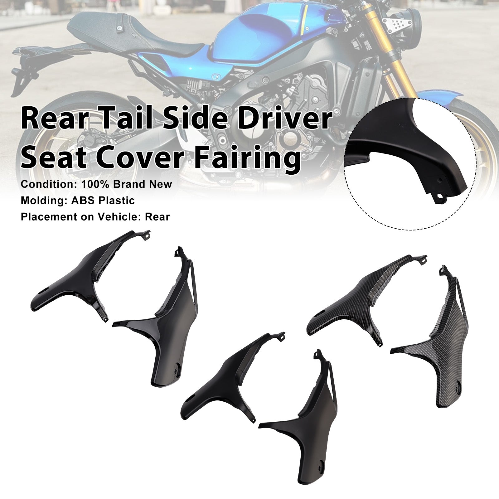 Side Seat Fairing Panel Cowl For Yamaha XSR900 2022-2026