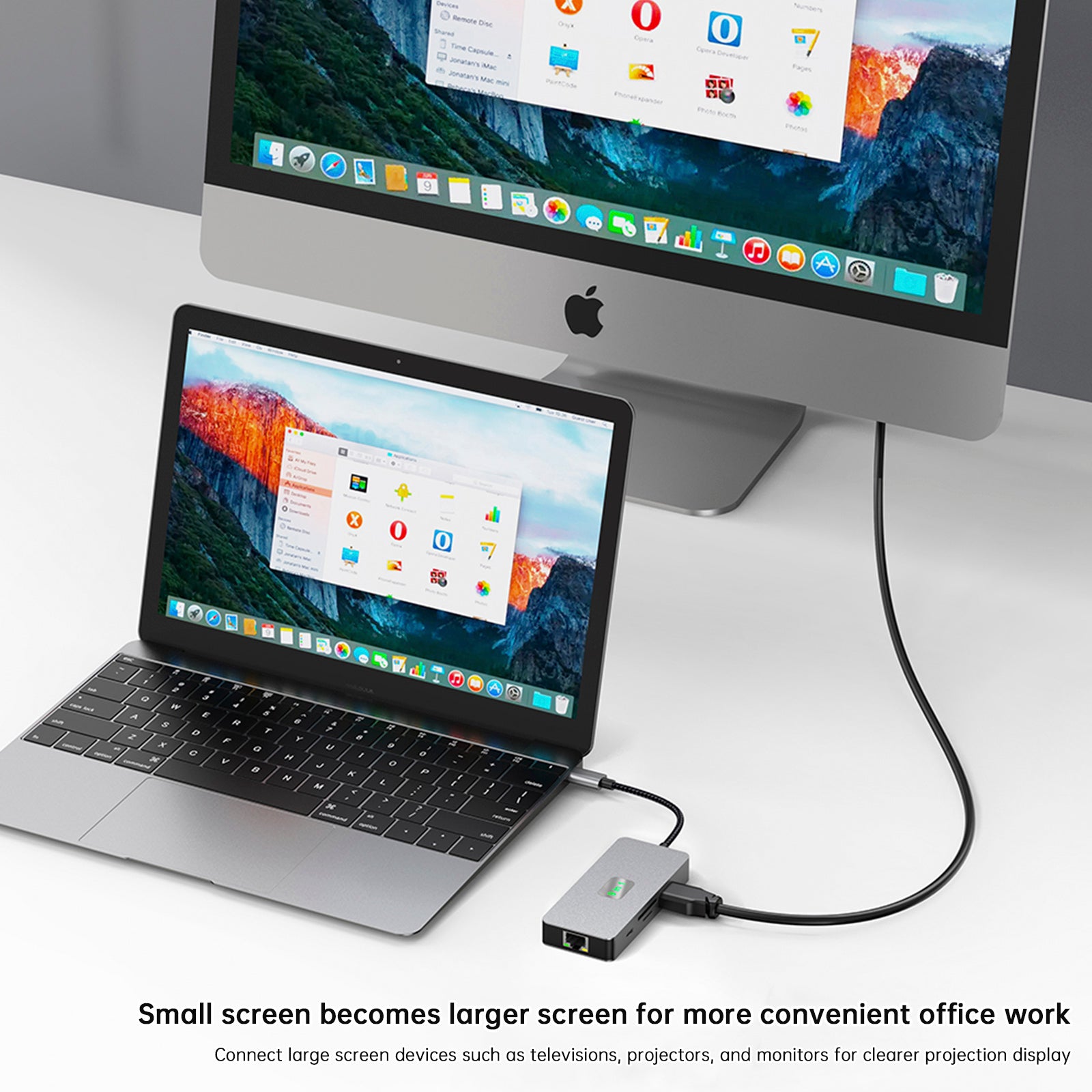 9 en 1 TYPE-C a RJ45(Gigabit)+USB3.0*3+HDMI+USB-CS Data+PD100W+SD/TF iPad Pro