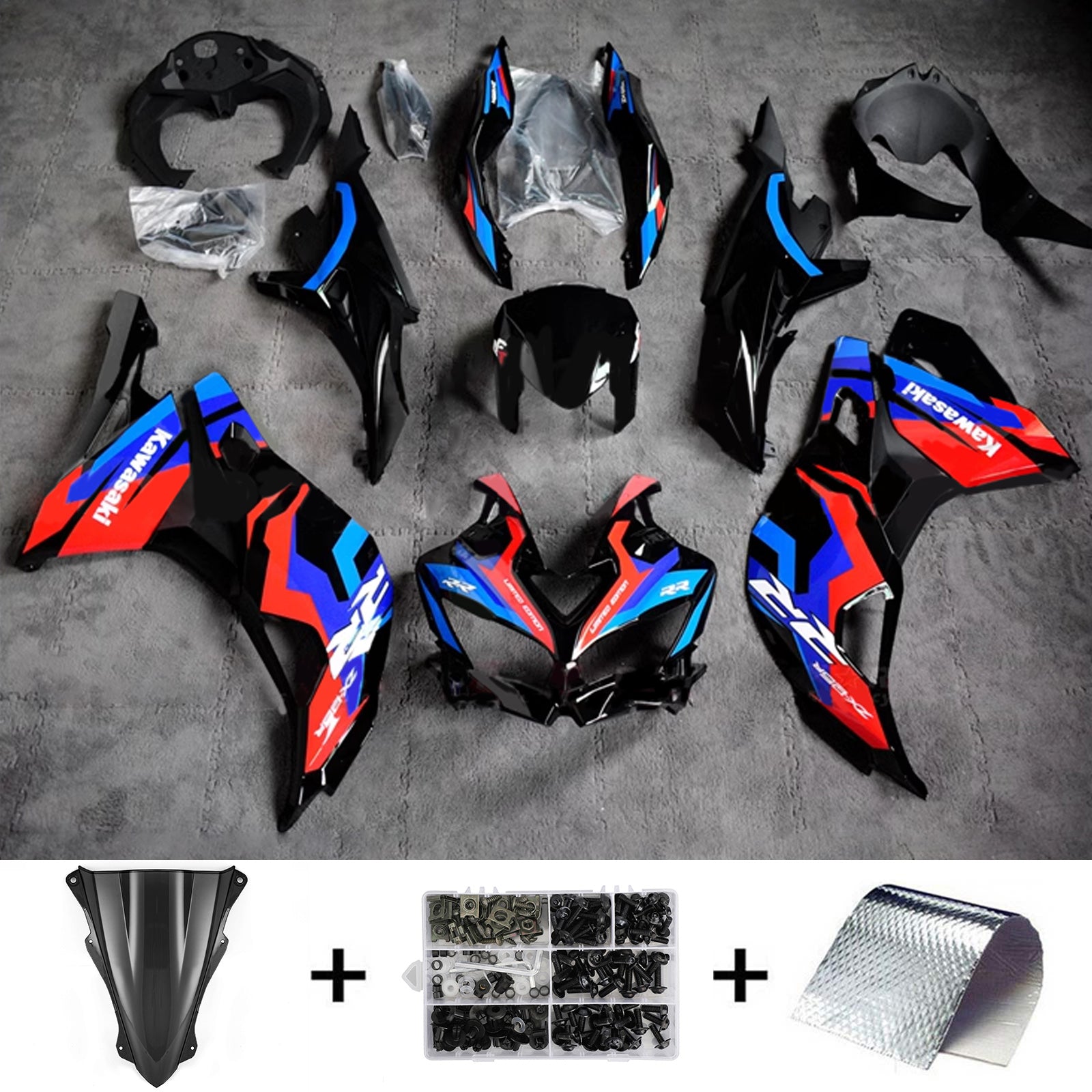 2019-2024 Kawasaki Ninja ZX-25R ZX-4R ZX-4RR Injection Fairing Kit