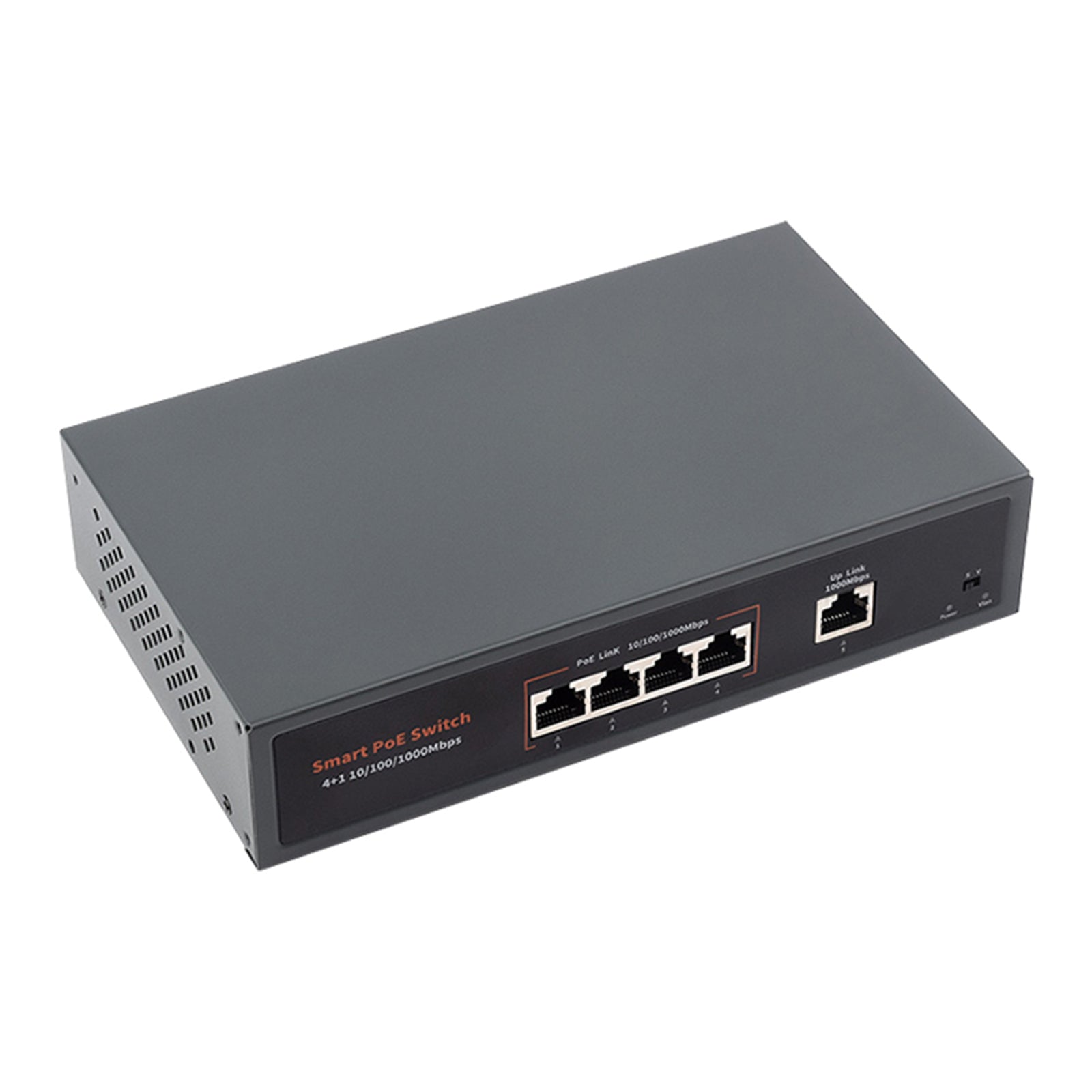 Commutateur Poe Ethernet Gigabit 120W, Port 10/100/1000M, Plug Play adaptatif, réseau 4