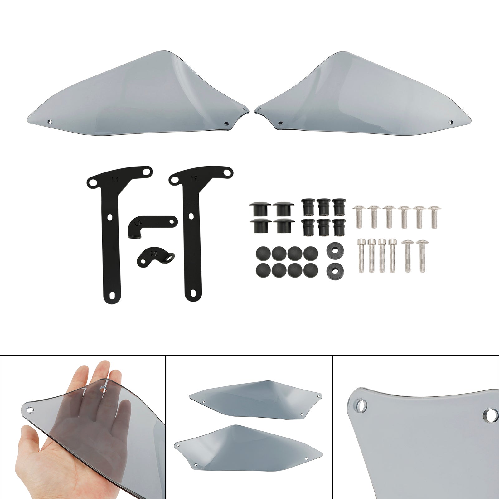 2022-2023 DUCATI Desert X Motorcycle Deflector Side Top