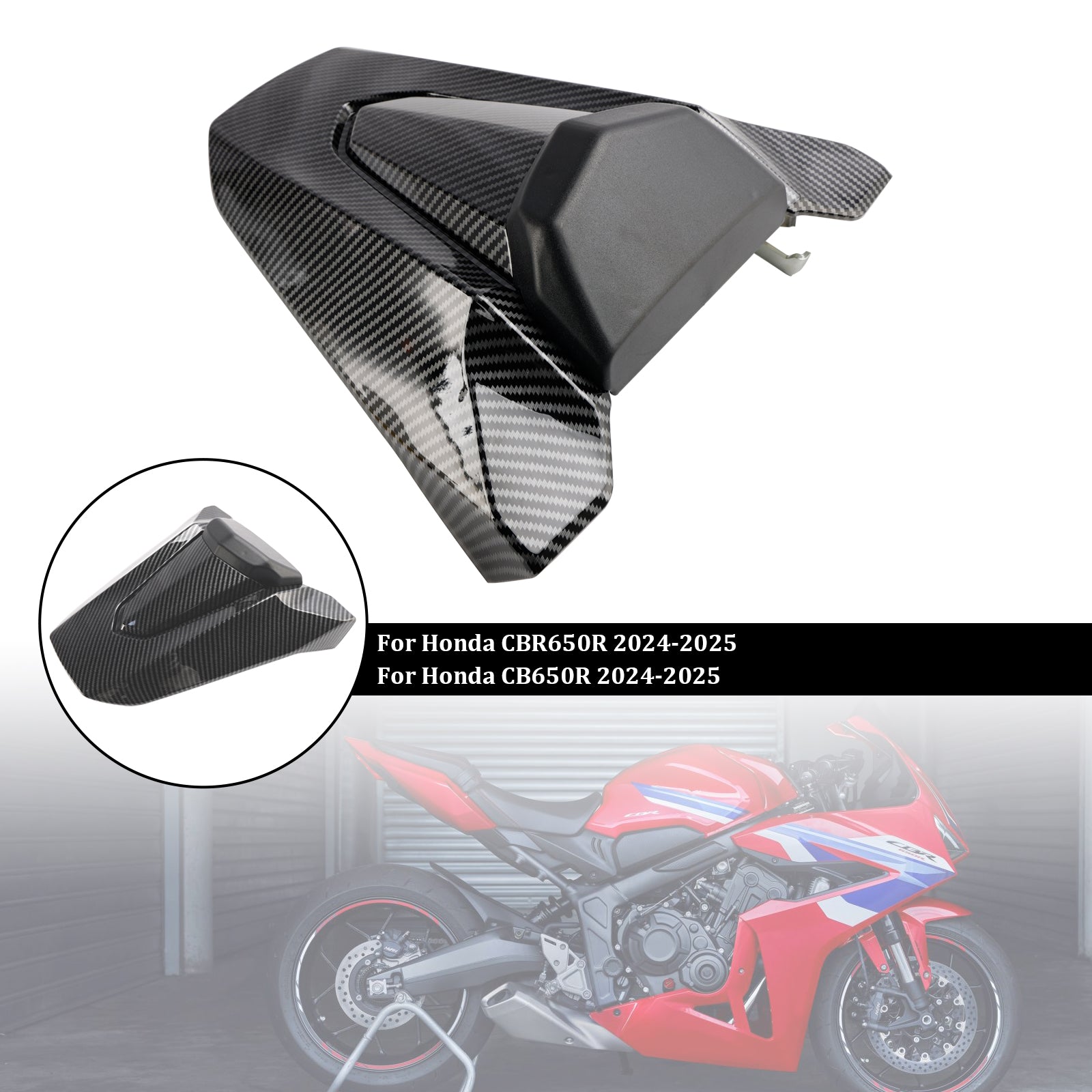 2024-2025 Honda CBR650R CB650R Bakre halesete Fairing Cover