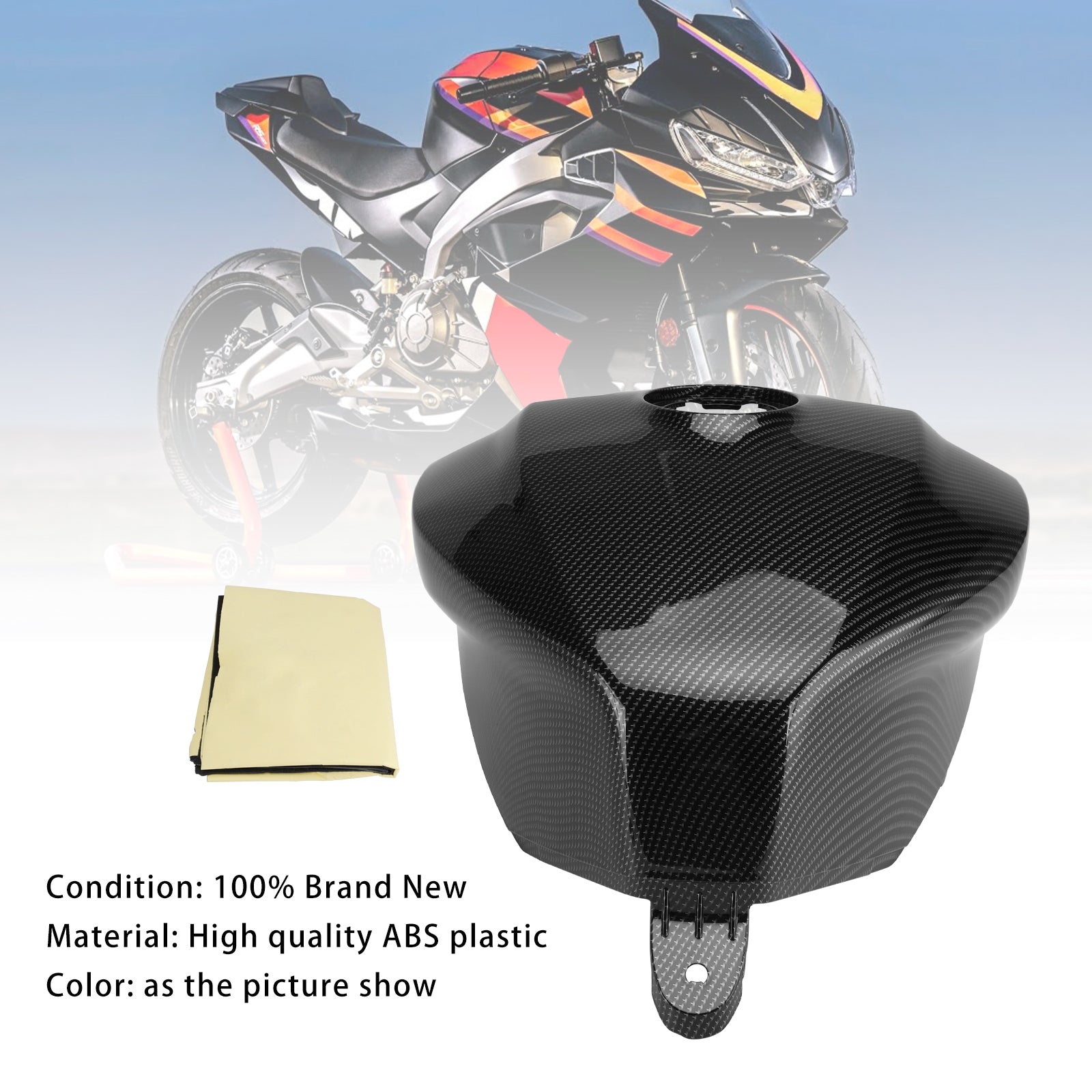 2024-2025 Aprilia RS457 RS 457 cubierta de tanque de gasolina embellecedor carenado