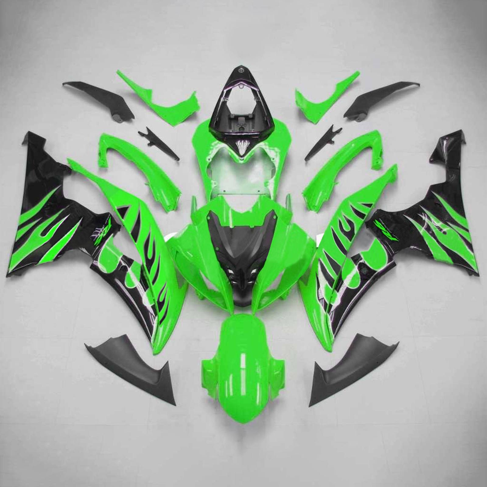 2008-2016 Yamaha YZF 600 R6 Injectiekuipset Carrosserie Kunststof ABS #127