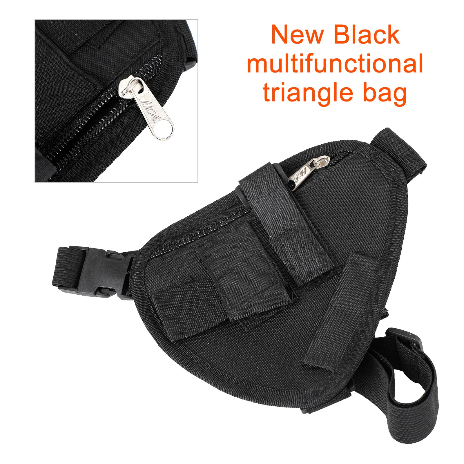 Tactical Multifunctional Triangle Belt Bag for Field Operations Radio Universal