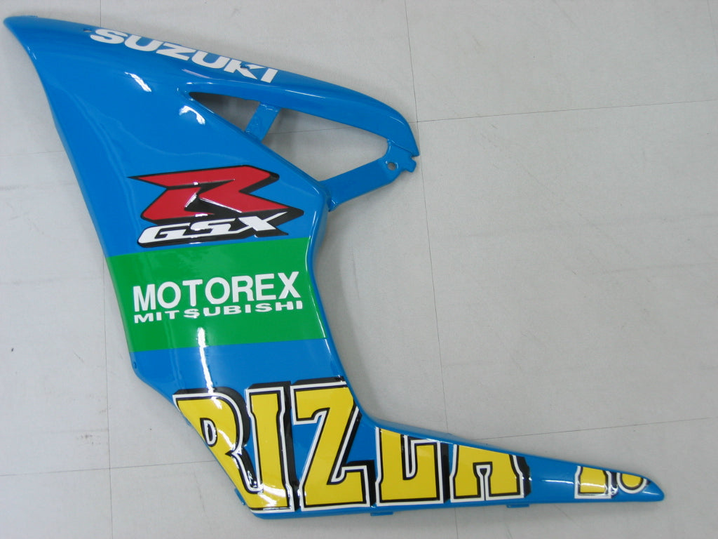 2005-2006 Suzuki GSXR 1000 blauwe Rizla Racing stroomlijnkappen algemeen