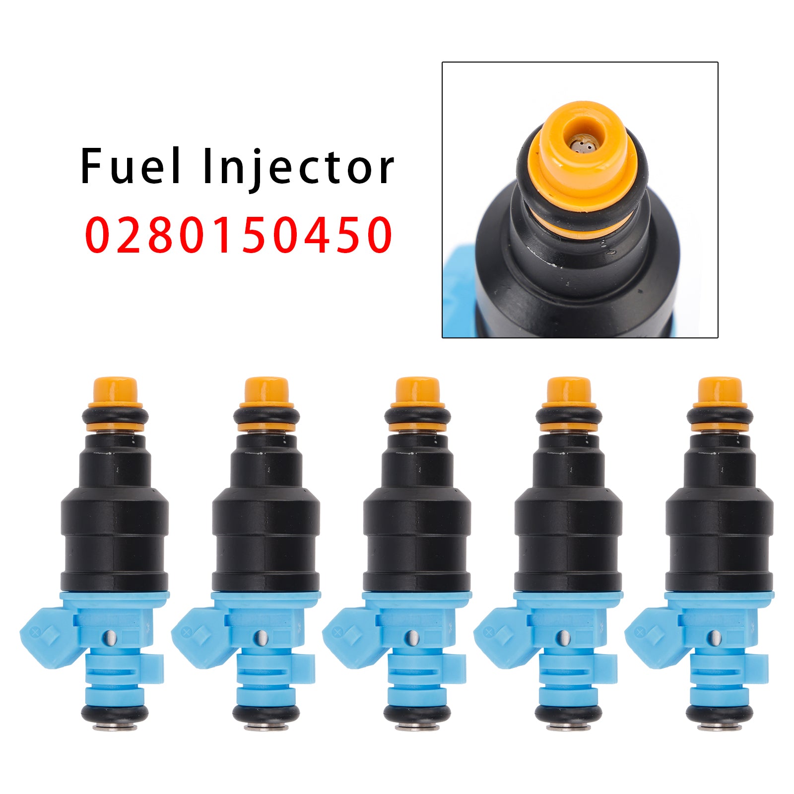 5Pcs Fuel Injector For Fiat Lancia kappa Coupe 2.0 20V Turbo 0280150450