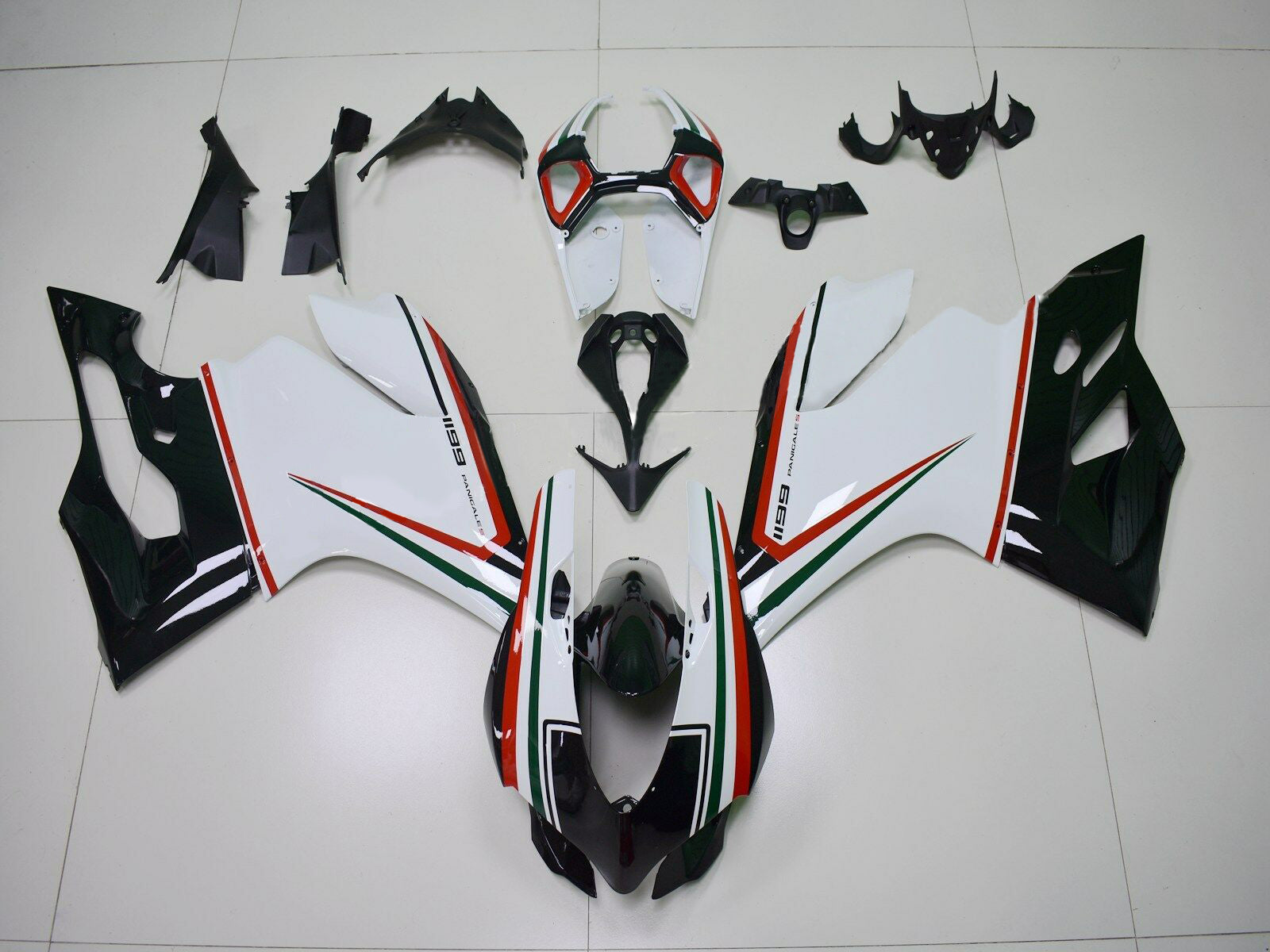 2012-2014 Ducati 1199 899 Kit Carénage Carrosserie ABS Générique