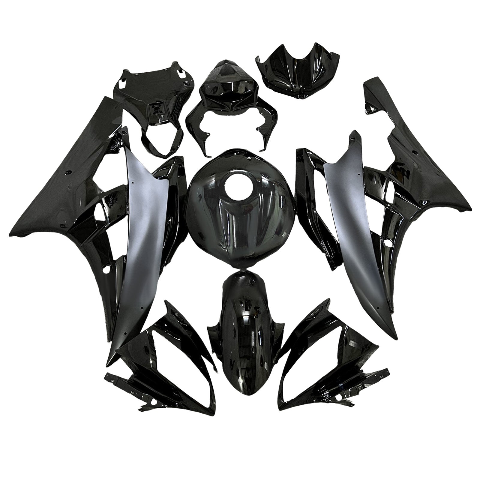 Kit de carénage d'injection carrosserie plastique ABS pour Yamaha YZFR6 YZF-R6 2006-2007