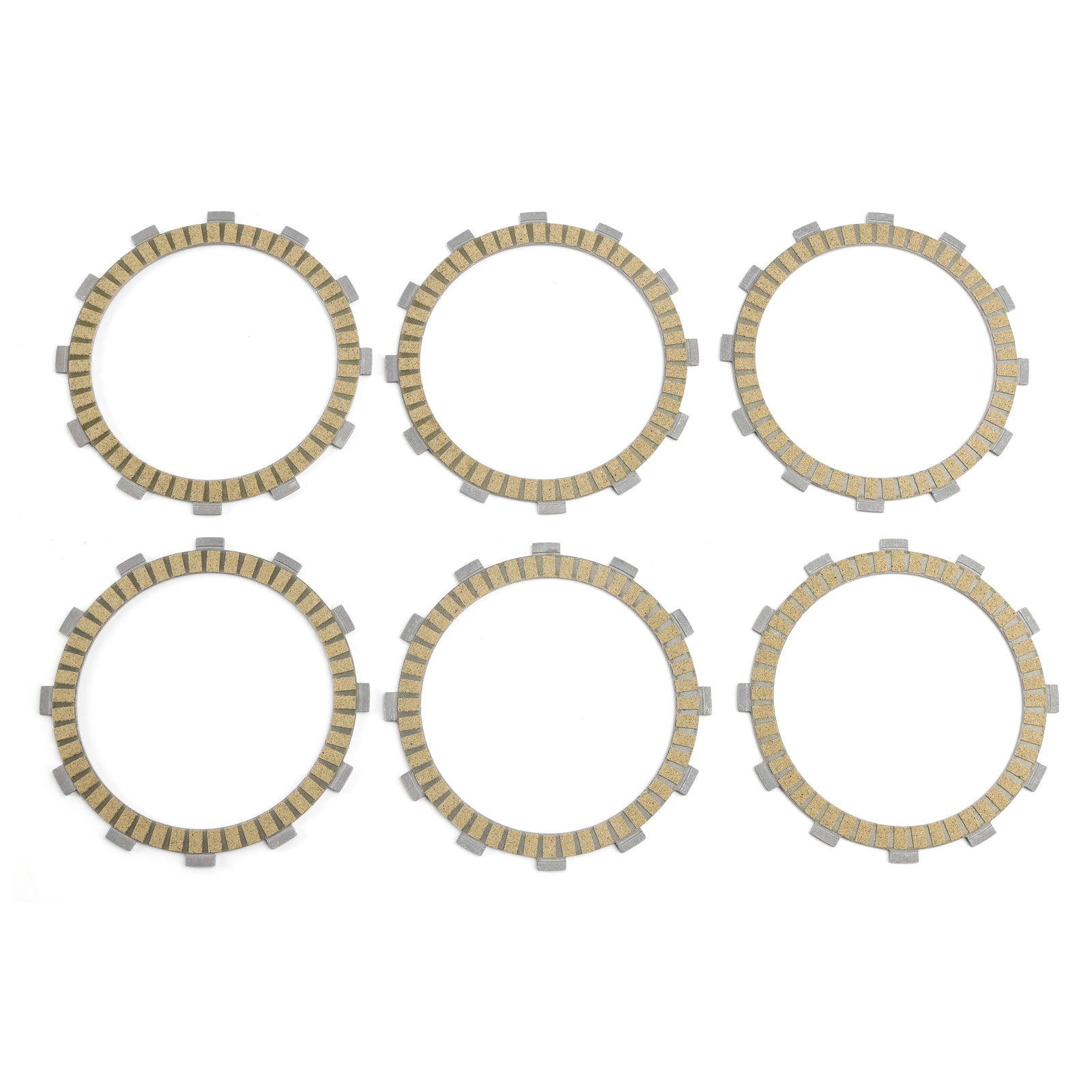 Clutch Friction Plate Kit for Kawasaki KR250 KR-I 1988-1989 KR-IR 1989-1990