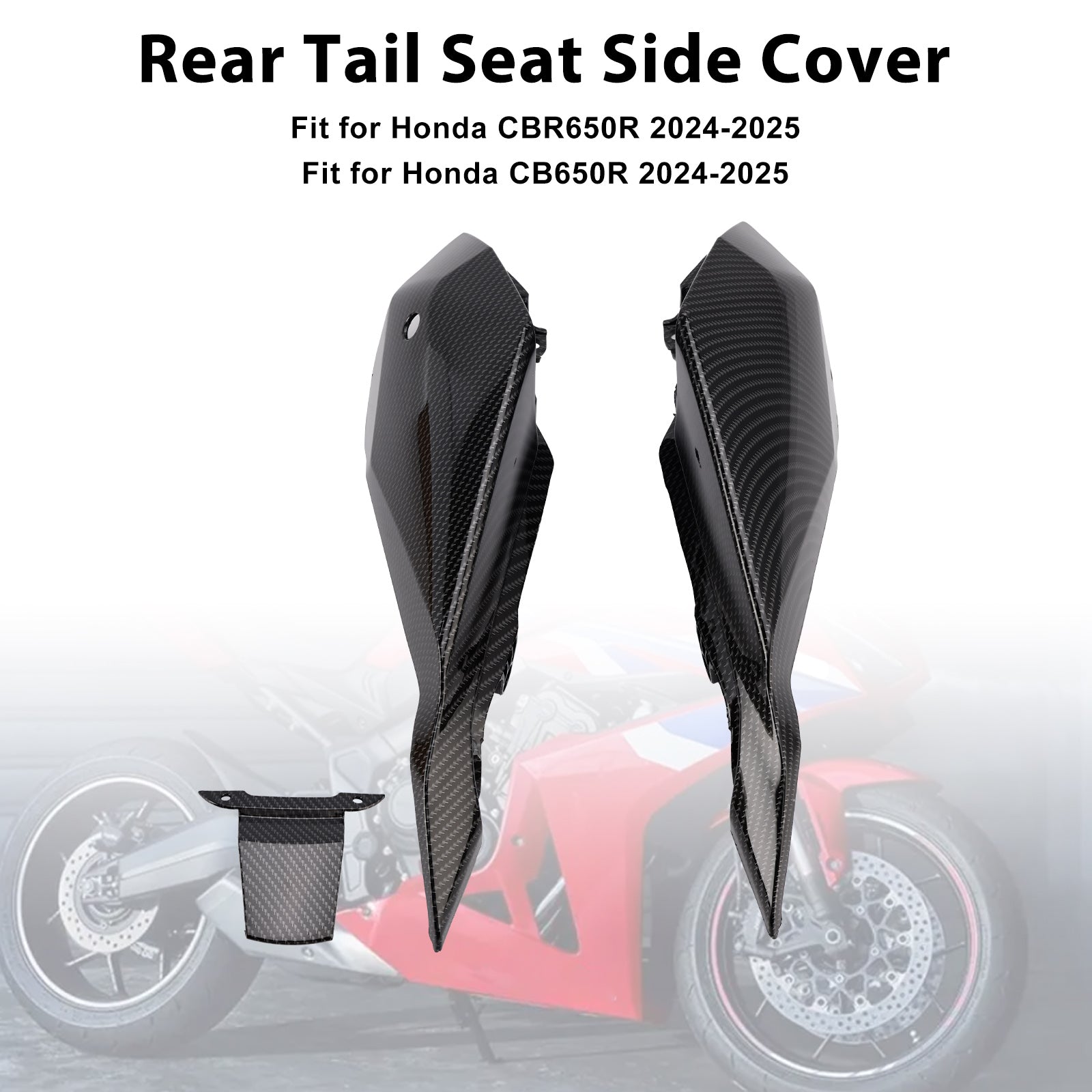 2024-2025 HONDA CBR650R CB650R Zadné chvostové sedadlá na strane krytu