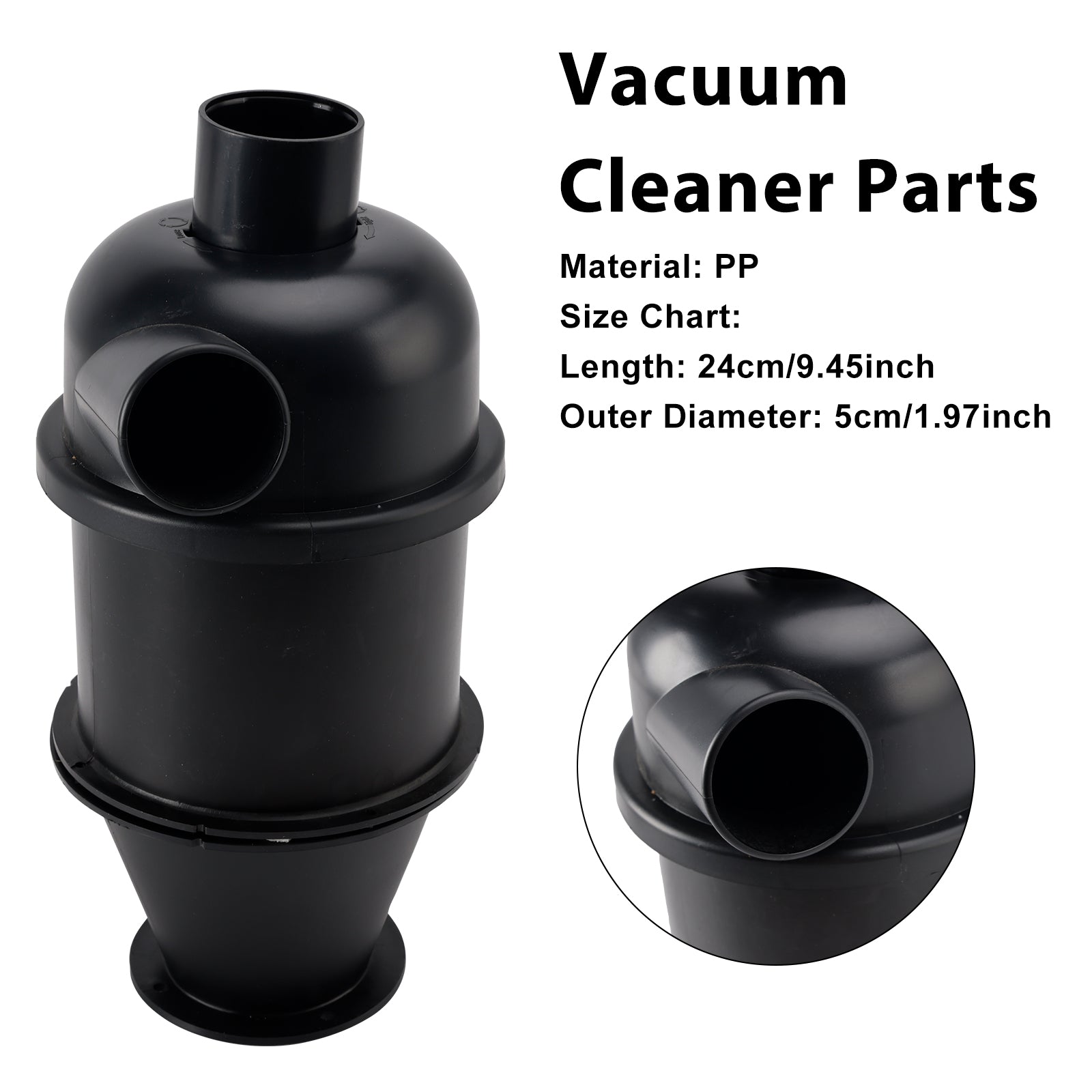 Sépréteur de poussière de poussière de filtre à cyclone pour le sable de bricolage du bois