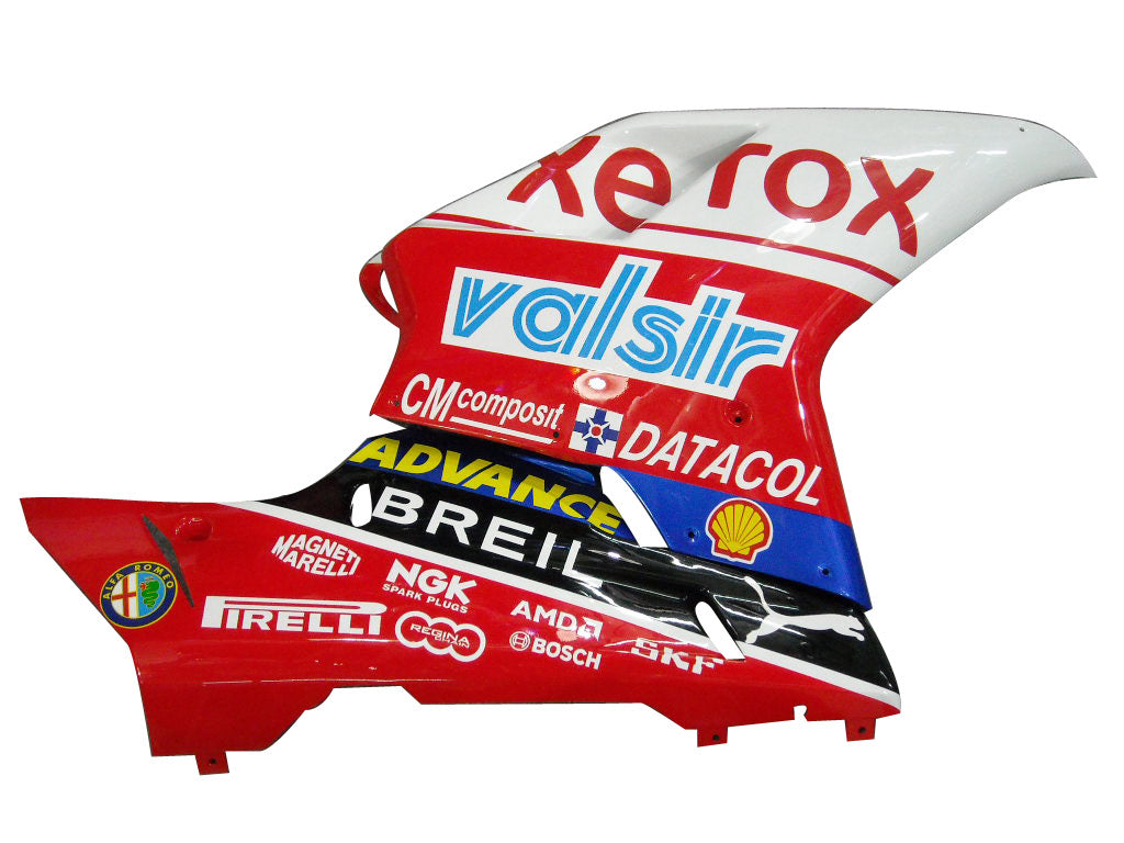 2007-2012 Ducati 1098/1198/848 Rood Xerox Carrosseriekuip ABS Spuitgietmatrijs 4# Generiek