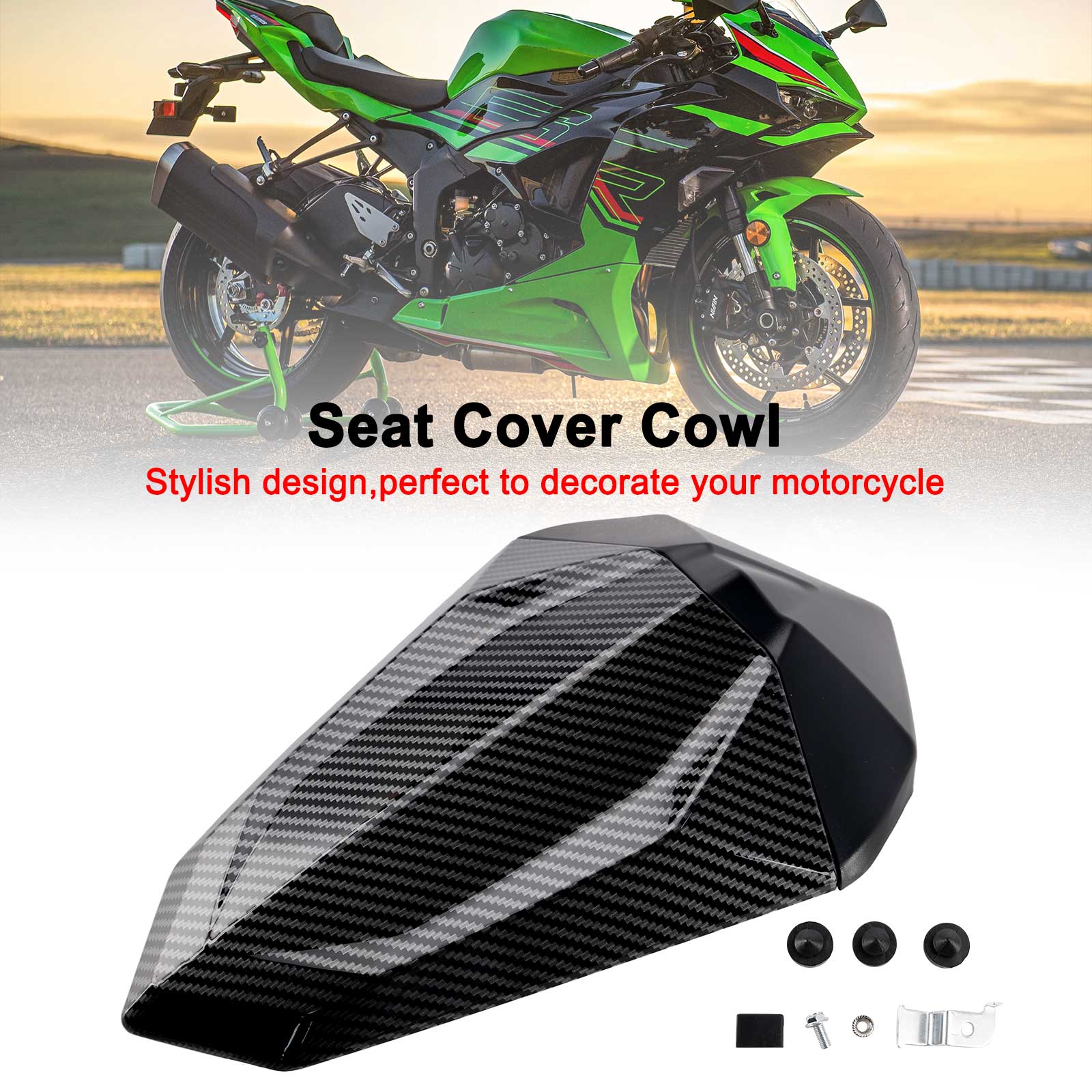 2024-2025 Kawasaki Ninja 500 EX500R Z500 Tail Rear Seat Fairing Cowl
