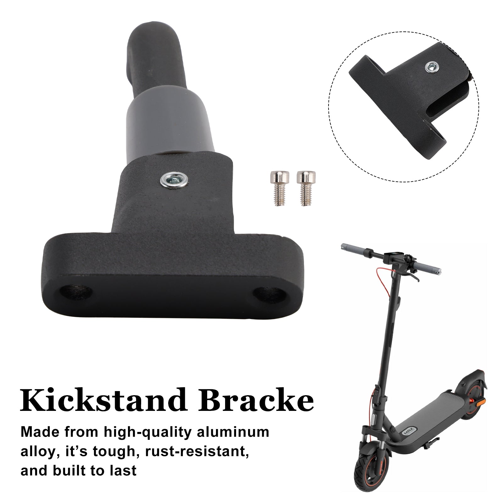 Support de béquille compatible avec la trottinette électrique Xiaomi 4 Pro (1re génération)
