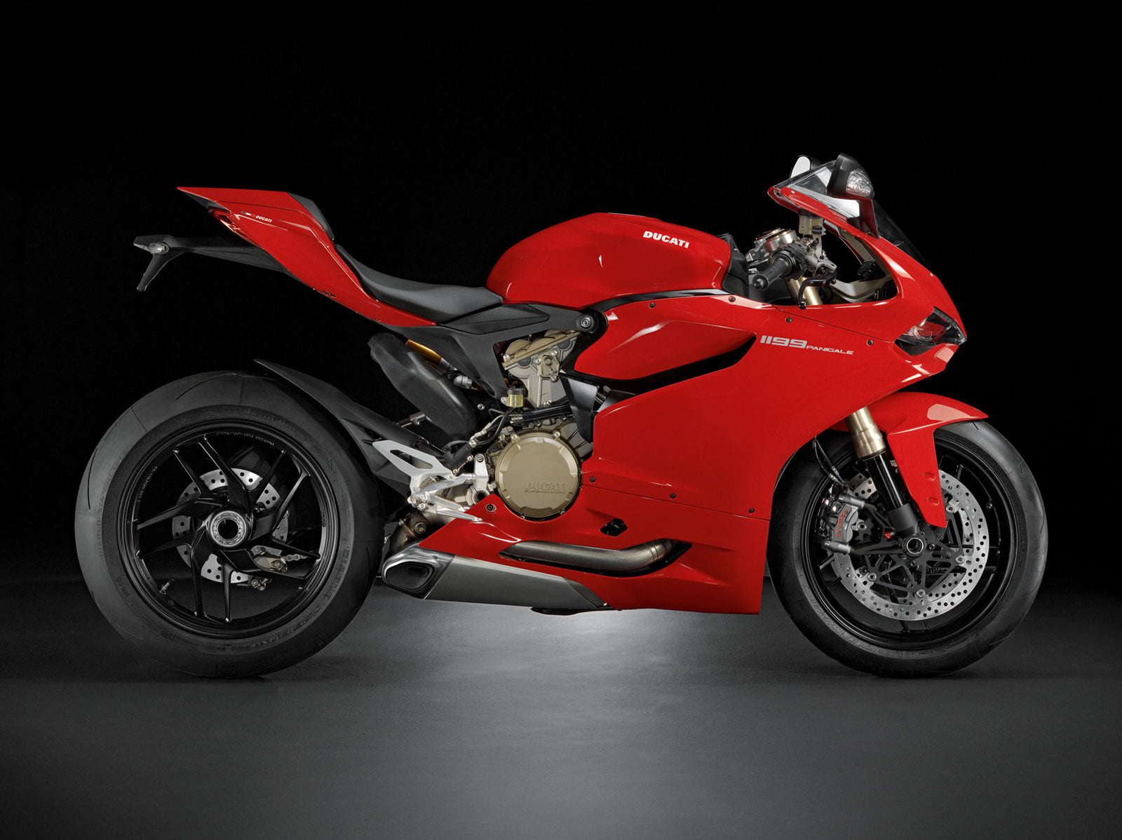 2012-2015 Ducati 1199 Panigale Amotopart stroomlijnkappen rood 1199 Racing Customs kuip