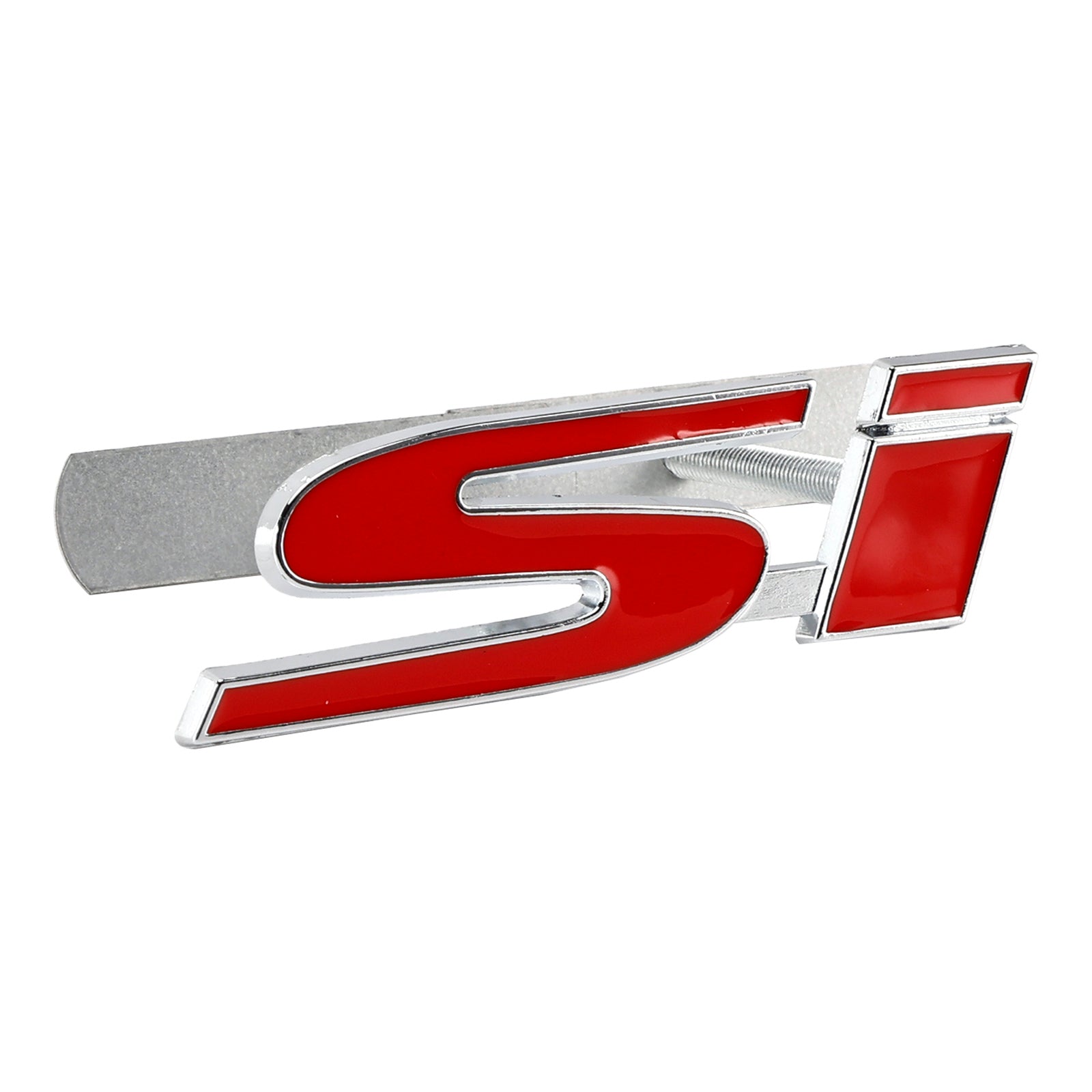 Si voorgrille embleem sticker badge voor Honda rood-zilver