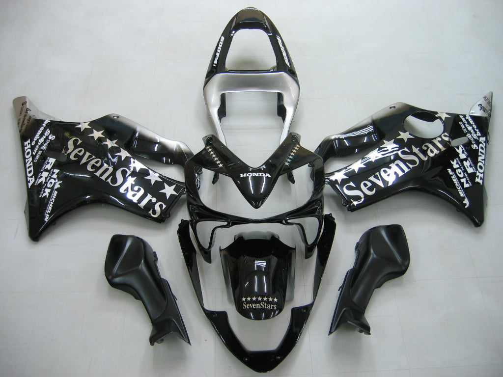 2001-2003 Honda CBR 600 F4i Carénages SevenStars Racing noirs génériques