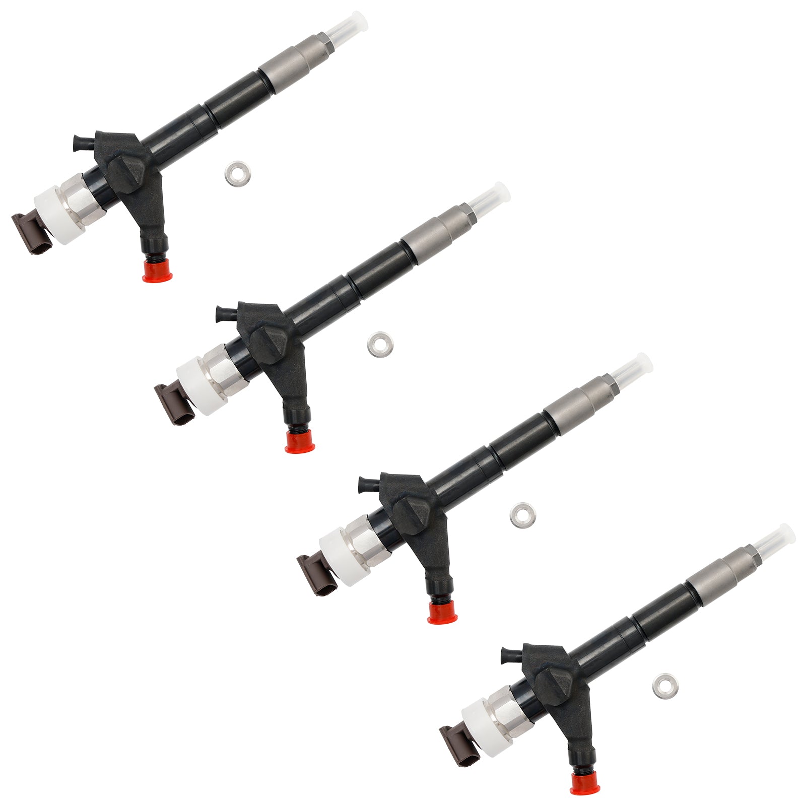 4PCS Fuel Injector 095000-6250 Fit Nissan Navara D22 D40 Diesel 16600-EB70A