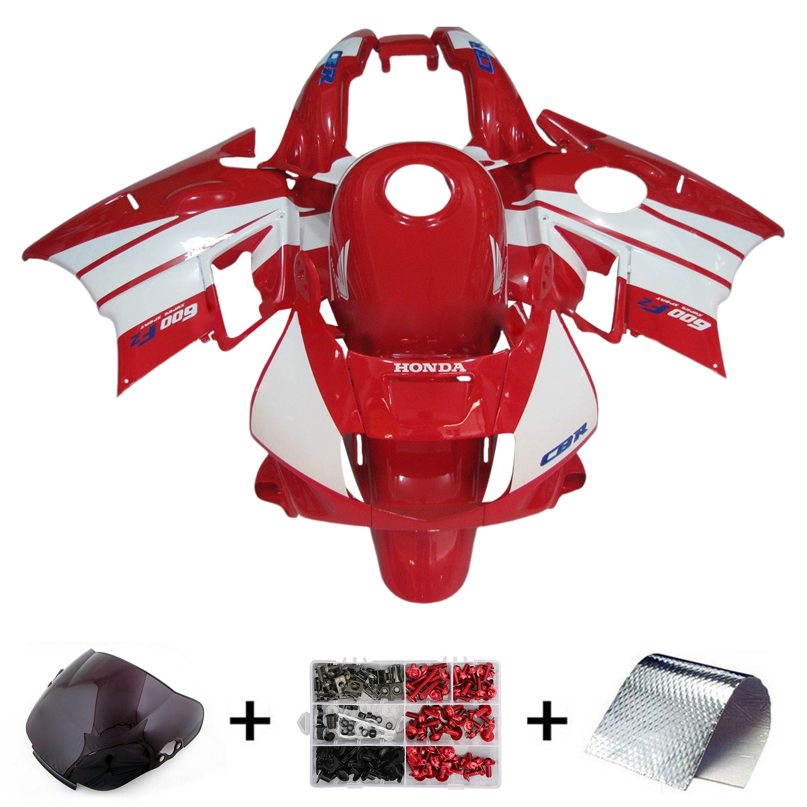 1991-1994 Honda CBR600 F2 Injection Fairing Kit Bodywork Plastic ABS