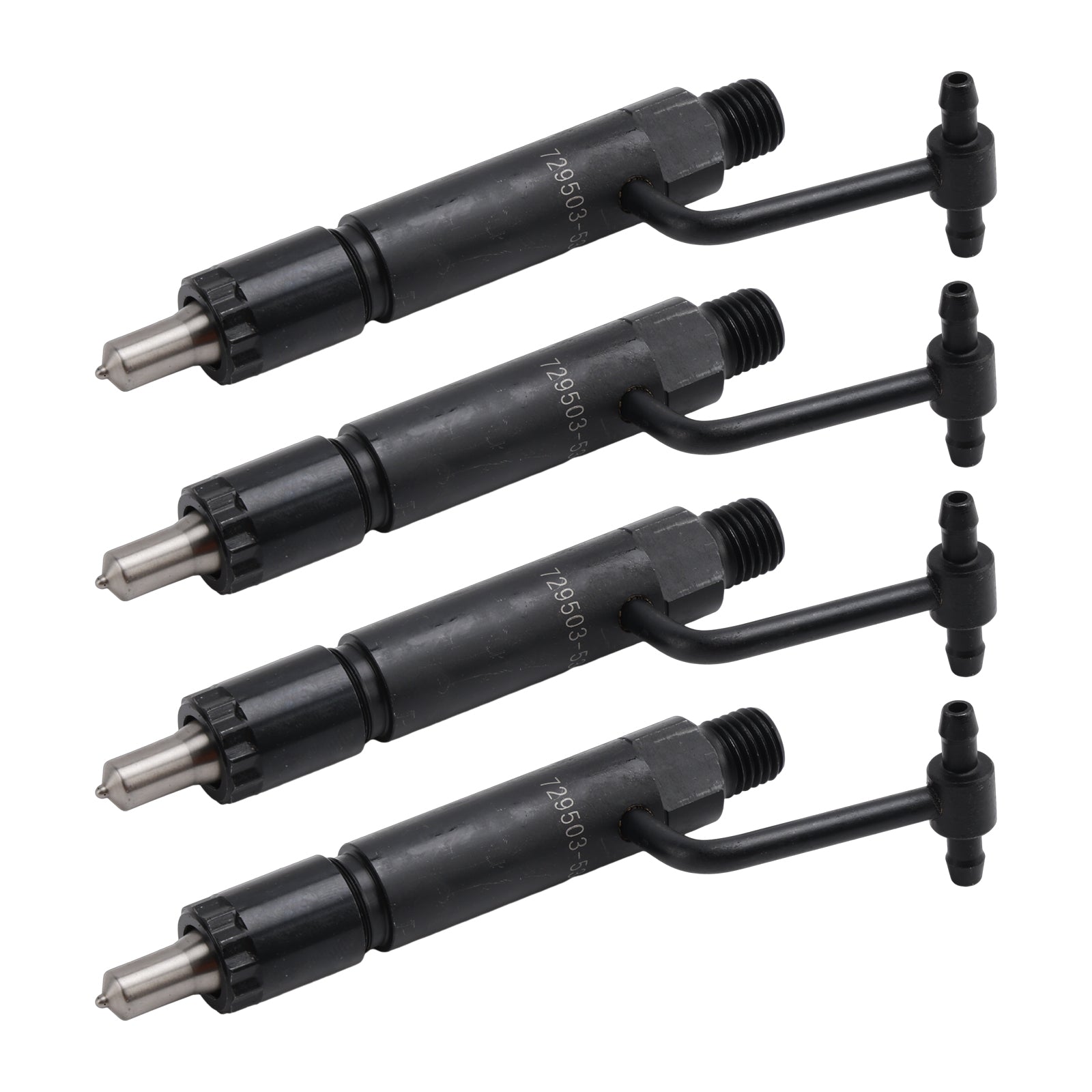 For John Deere Skid Steer Loader 4475 6675 7775 4PCS Fuel Injector AT110293