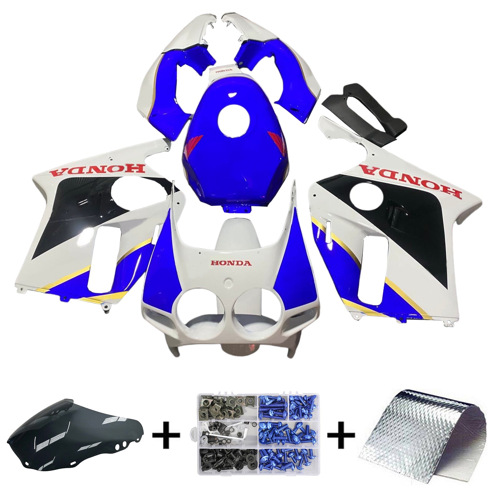 Kit de carénage d'injection Honda CBR250RR MC19 1988-1989