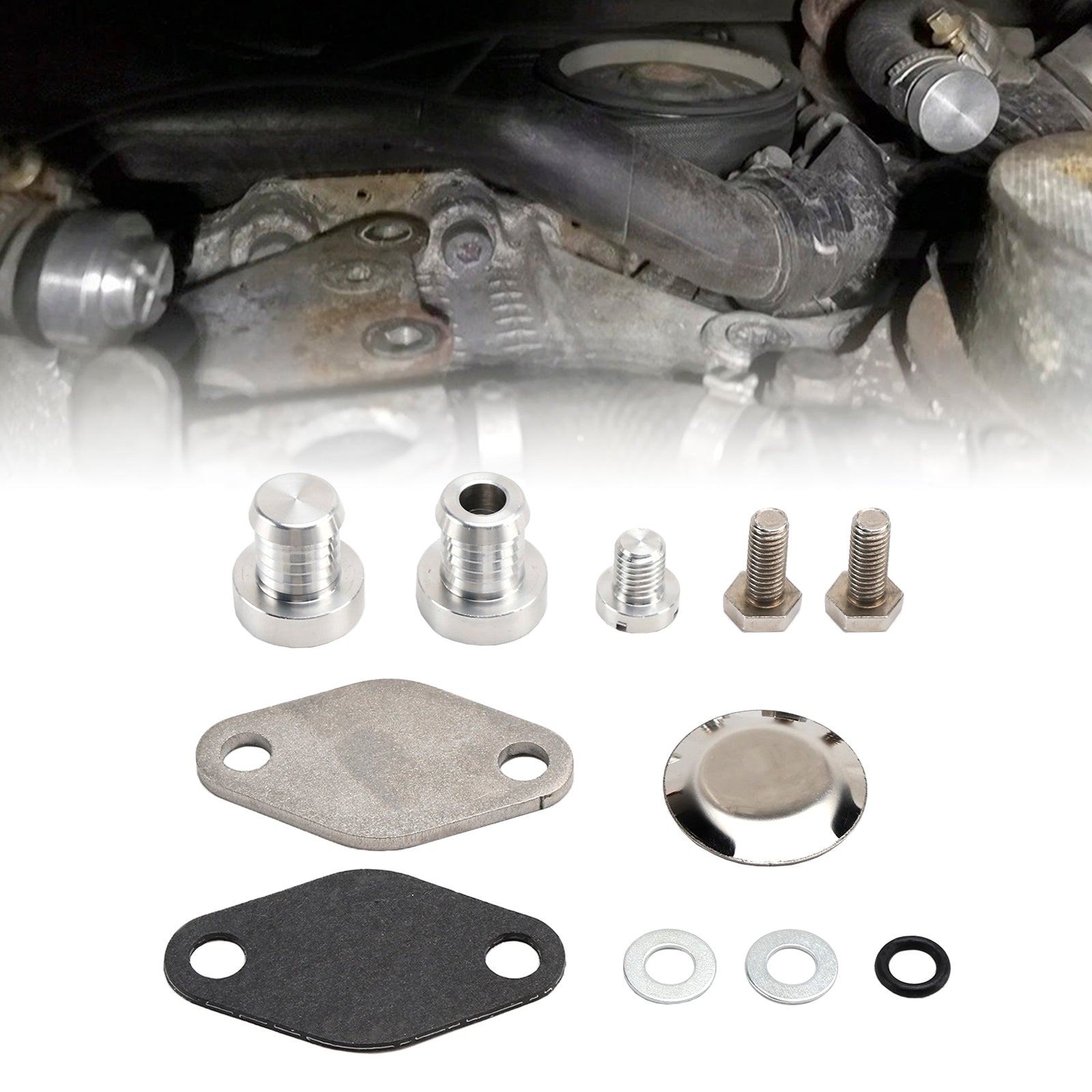 EGR Radiator Plug for BMW 2.0 3.0 M47N2 M57N E46 E90 E60 E61 E83