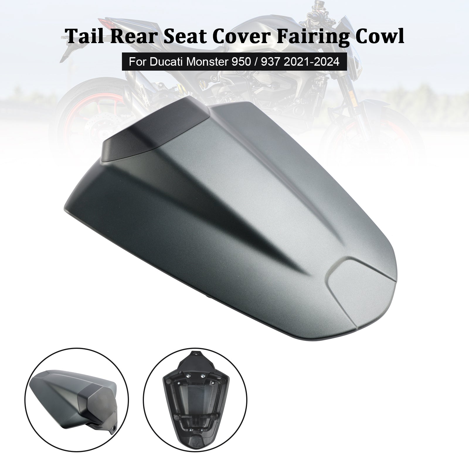 2021-2024 Ducati Monster 950 937 Tail Rear Seat Cover Fairing Cowl