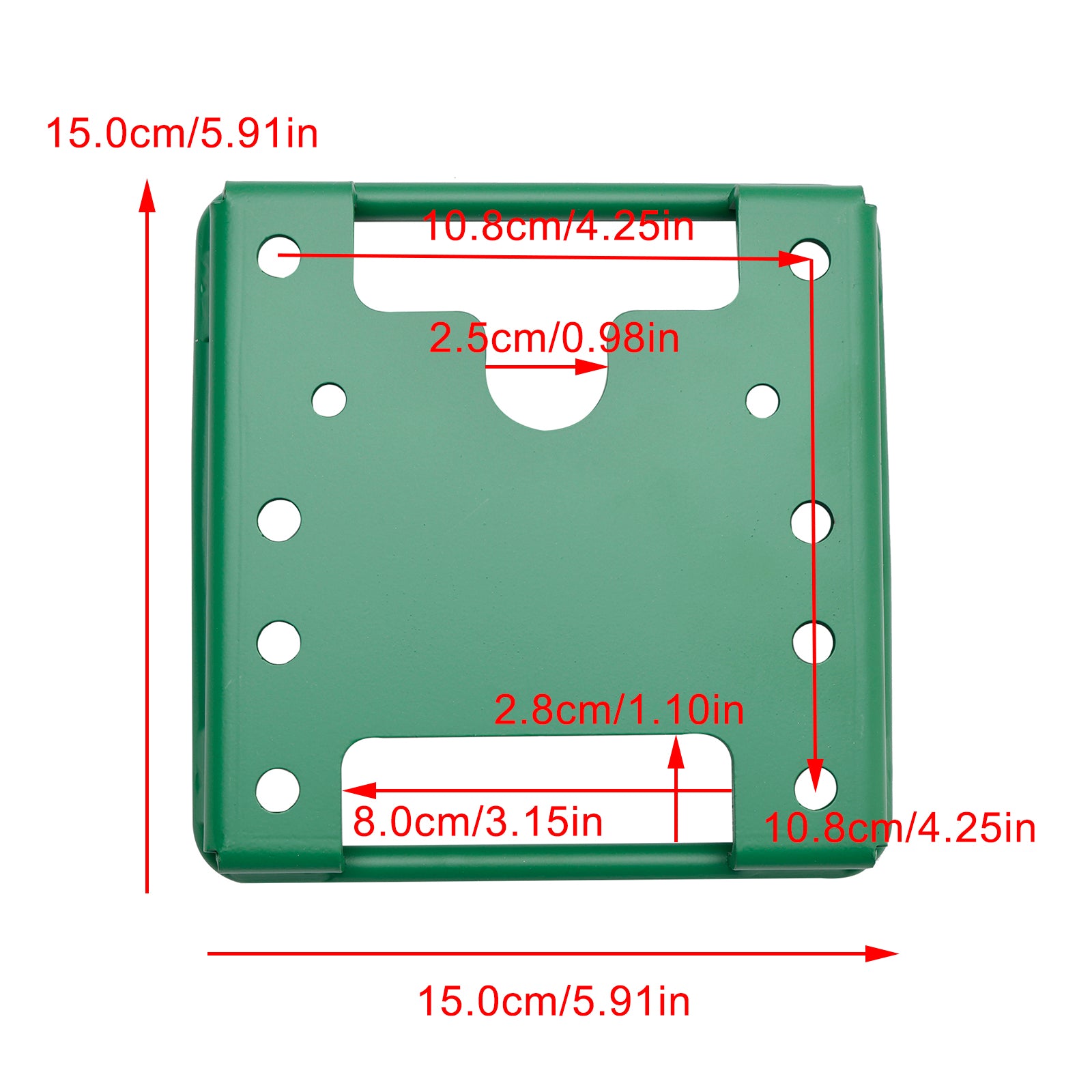 Voor John Deere ATU300 Adapterhouder GPS-ontvanger Montagebeugel PF81190 Groen