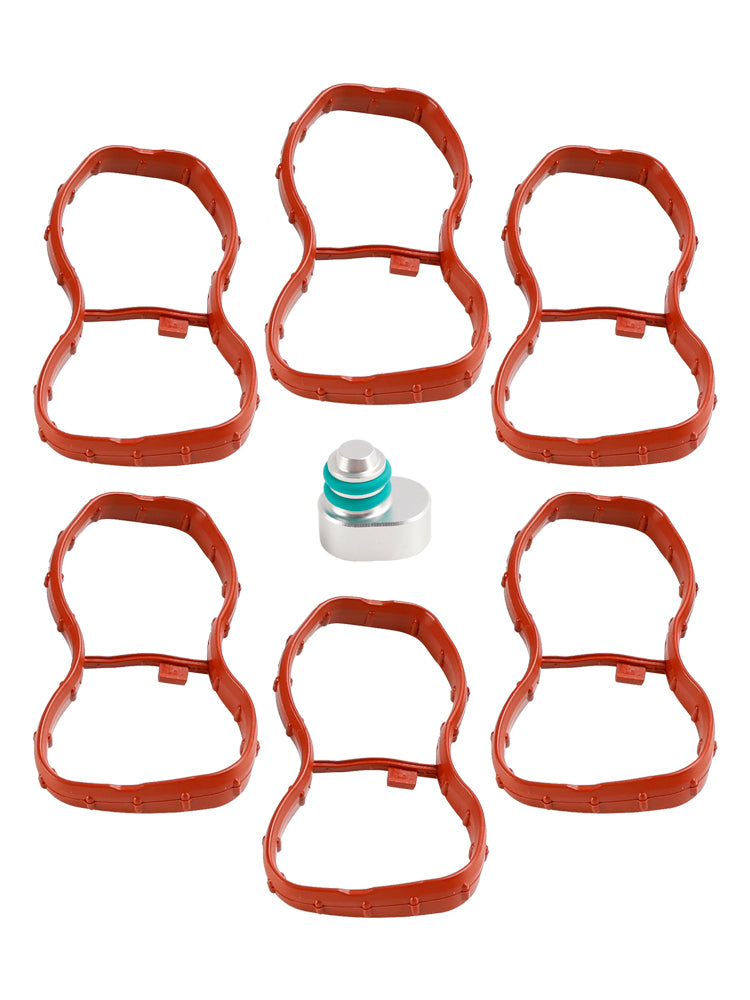 6PCS Inlaatspruitstuk Pakking 1167807480 Fit BMW E90-93 F10 F11 F07 X5 X6 N57